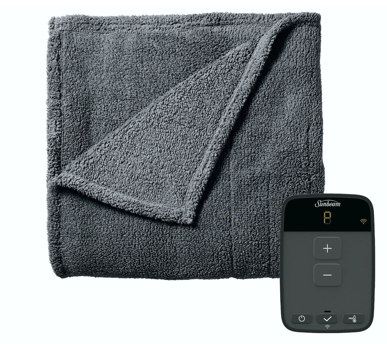 Sunbeam Heated Lofttec Full Blanket - QVC.com