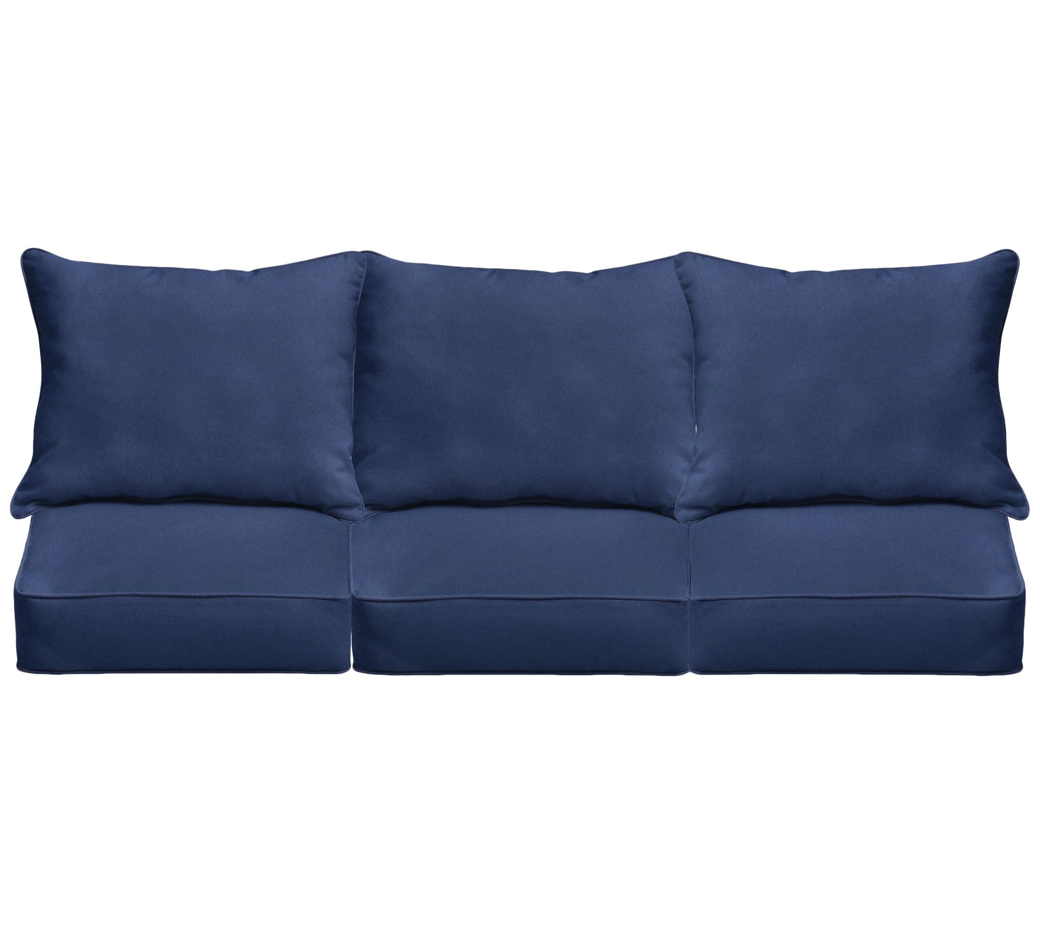 Deep Seating Sofa Pillow & Cushion Set 23x25x5