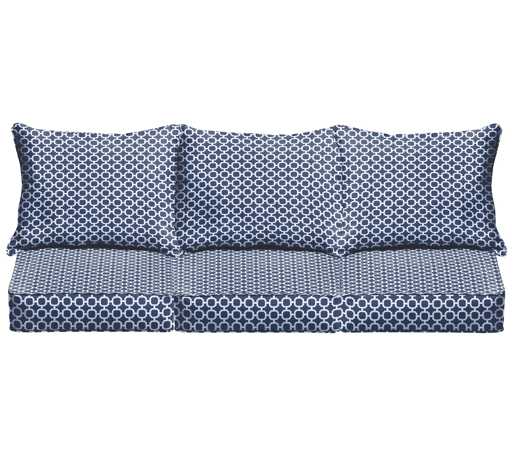 Deep Seating Sofa Pillow & Cushion Set 23x25x5