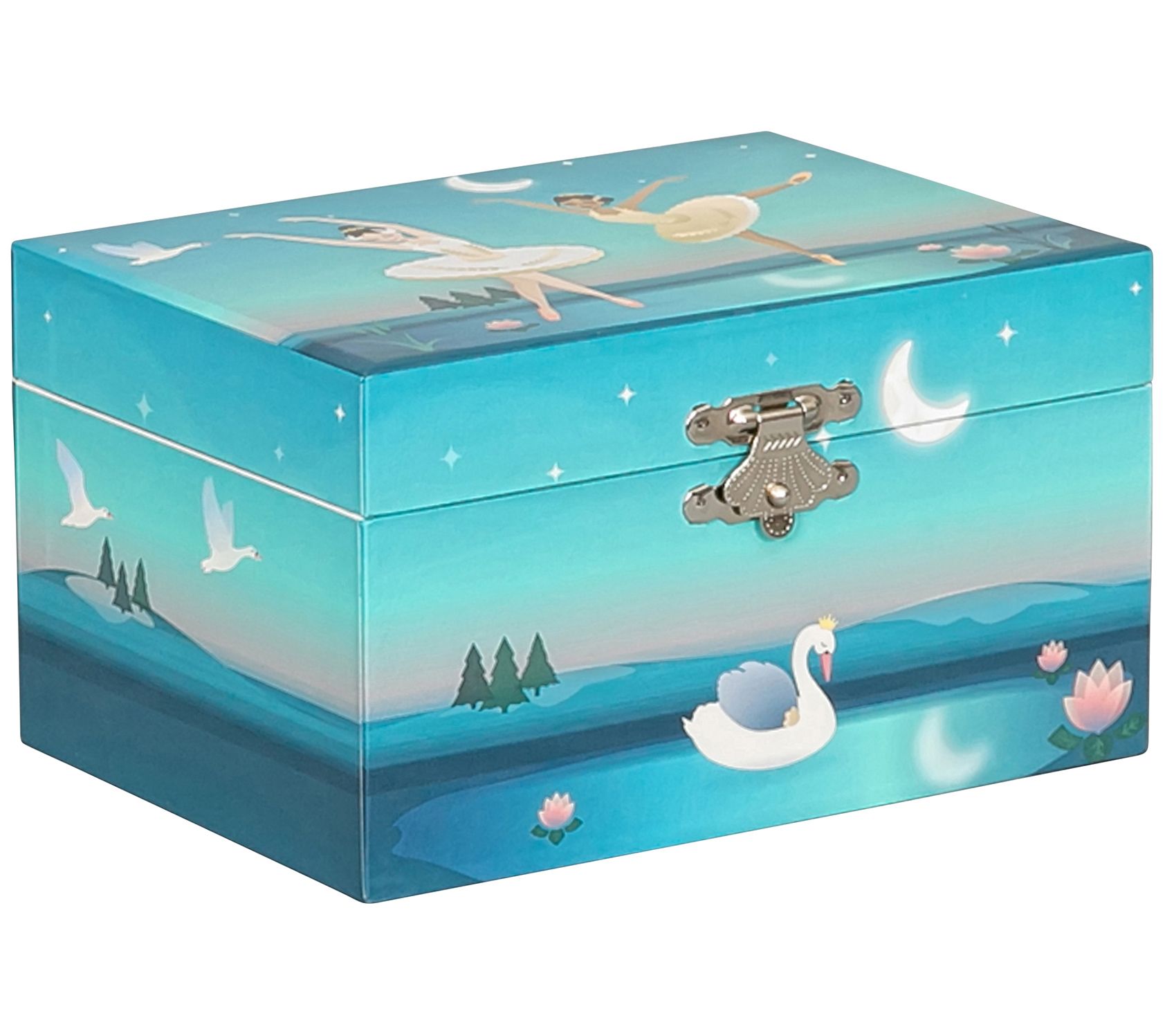 Disney 100 Princess Castle Musical Light Up Jewelry Box - QVC.com