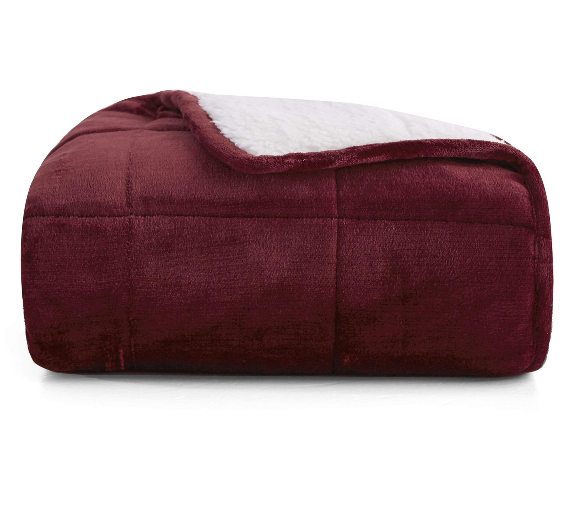 Rejuve 6lb Kids Velvet to Sherpa Weighted Throw Blanket