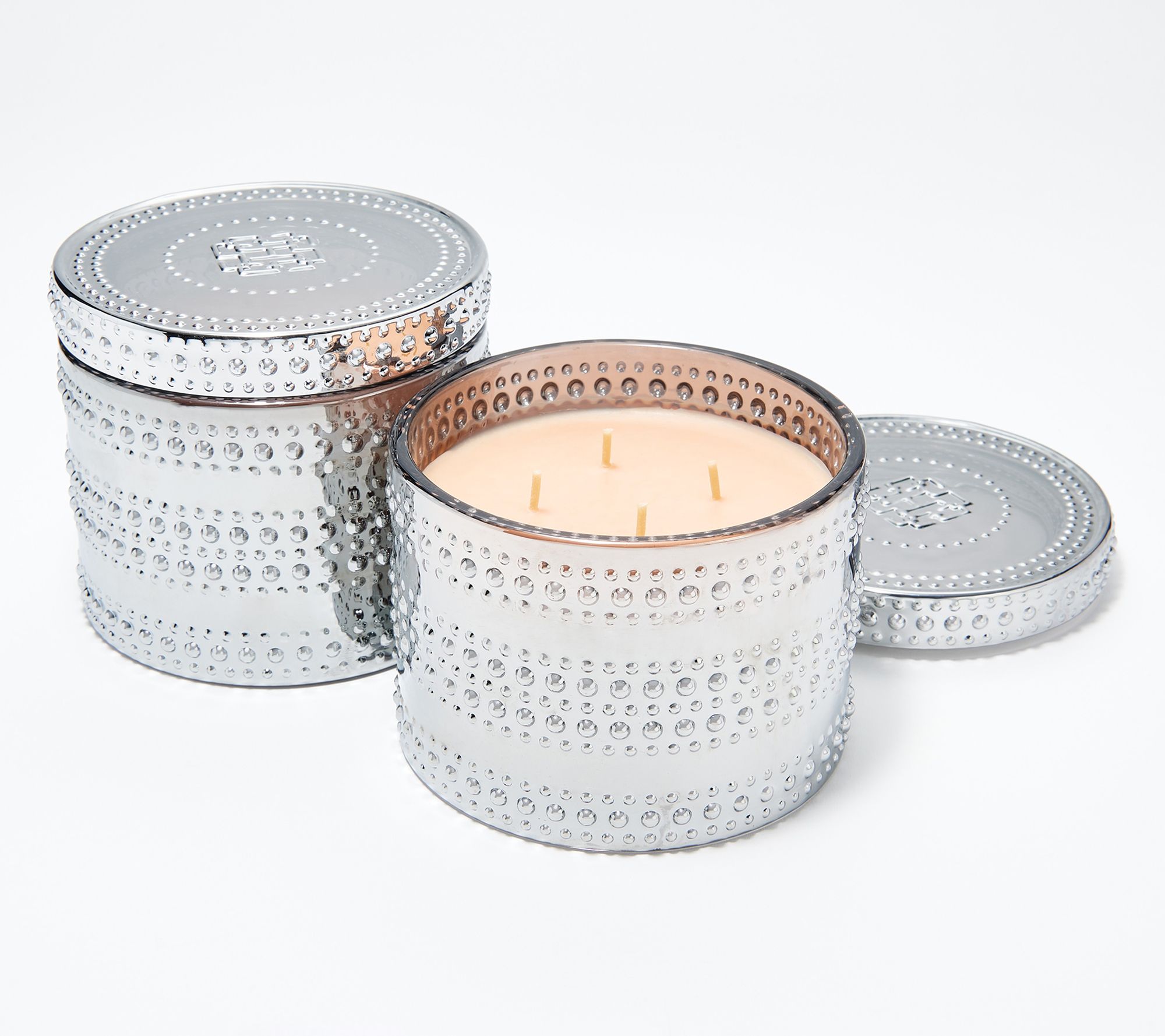 "As Is" HomeWorx by Harry Slatkin S/2 Spiced Rum Candle