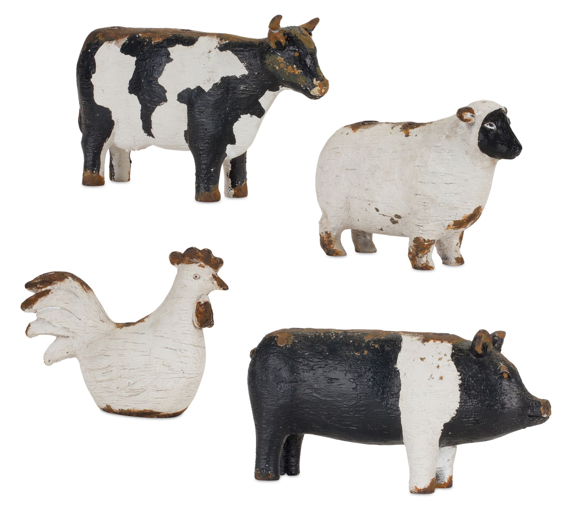 Melrose Farm Animal Candle Holder (Set of 4)