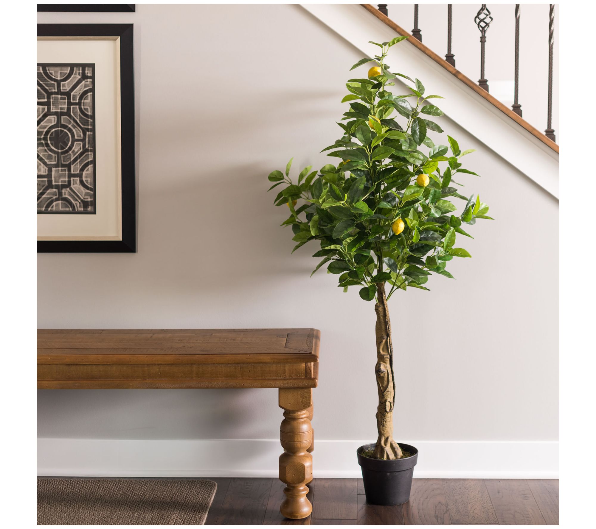 Vickerman 51" Artificial Real Touch Lemon Tree