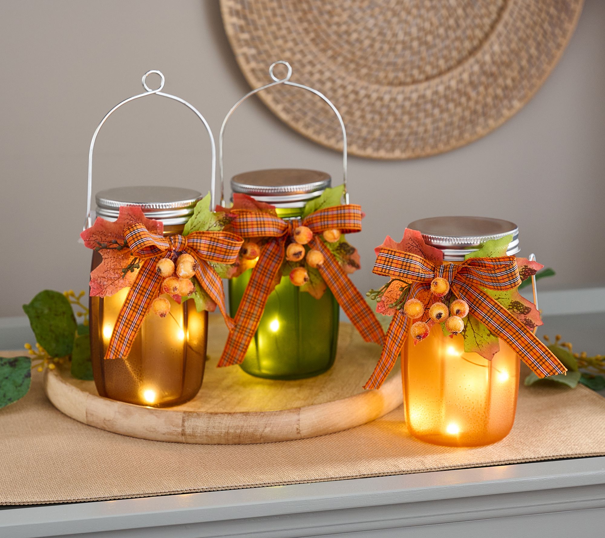 fall wedding decorations with mason jars