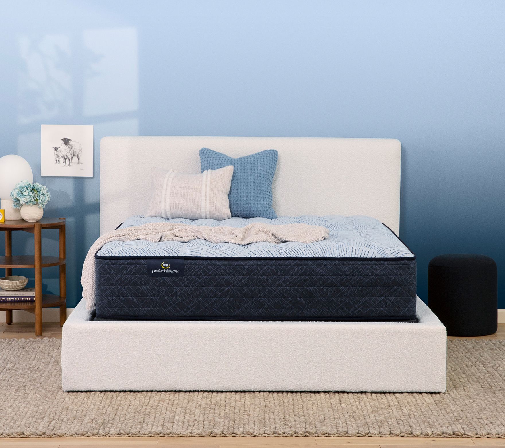 Serta Perfect Sleeper Blue Lagoon Nights Med Mattress-Cal King - QVC.com