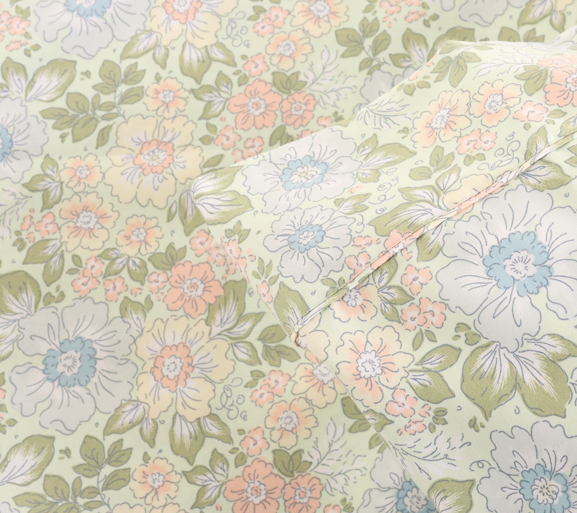 Home Reflections Double Brushed Sheet Set w/ Extra Cases