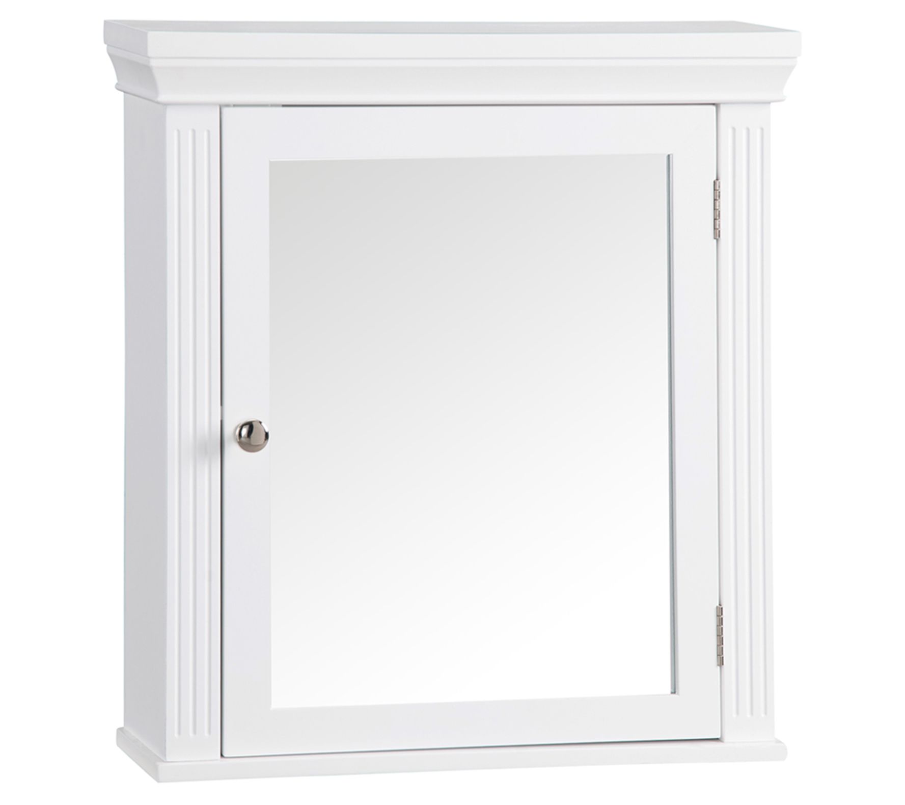 Teamson Home Removable Wooden Medicine Cabinetwith Crown Mold