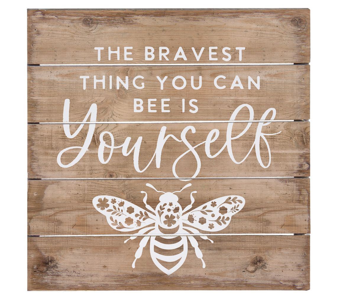 Sincere Surroundings 8" Bravest Thing Bee Pallet Petite