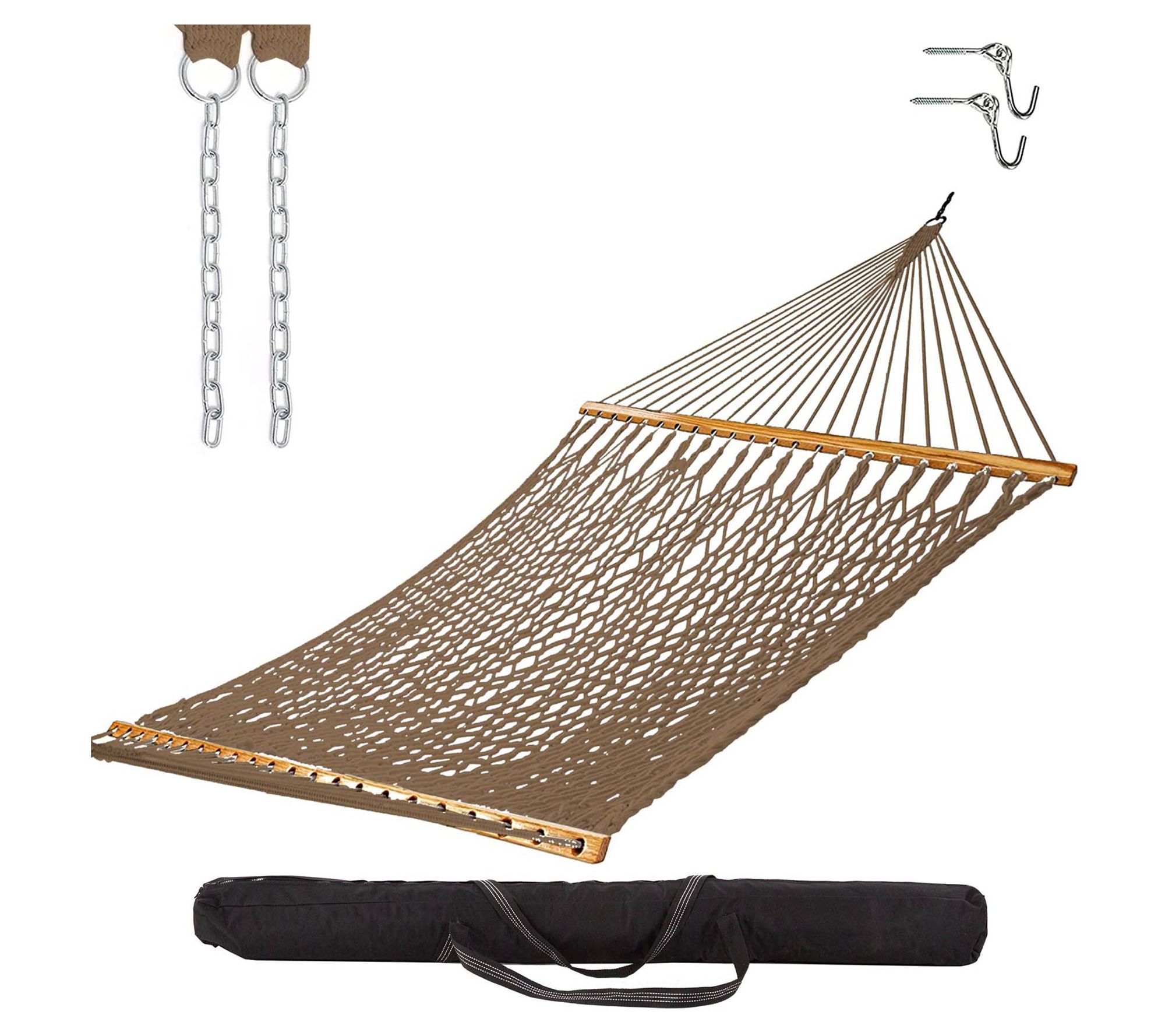 Castaway Living Cotton Rope Hammock with Bag