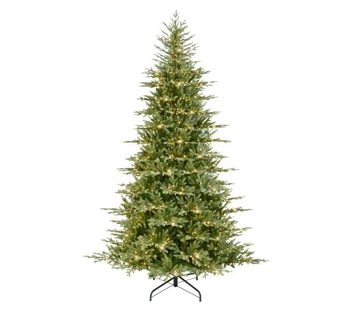 Puleo 9ft Pre-Lit Alberta Spruce Artificial Christmas Tree