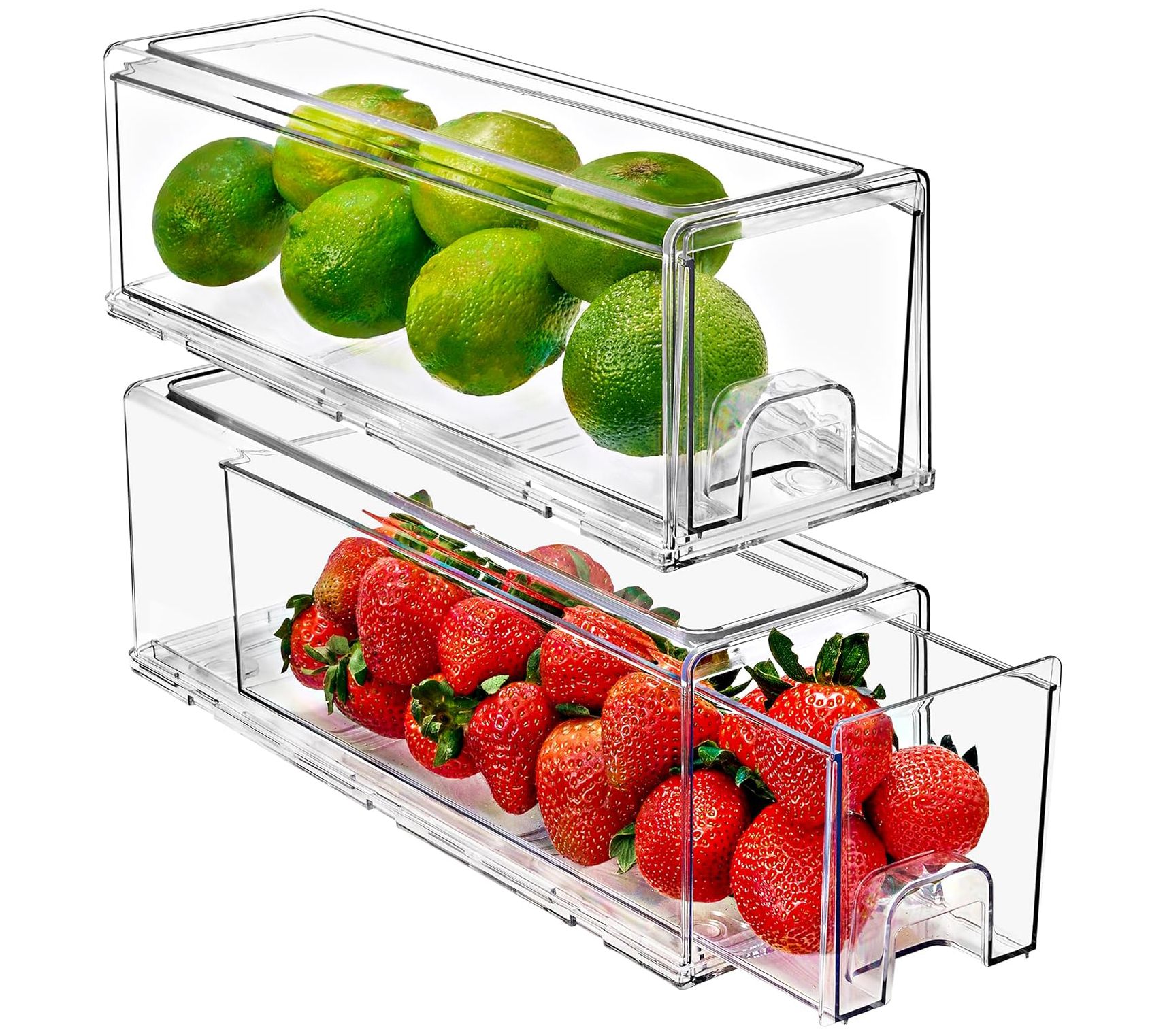 Sorbus 2 Pack Small Fridge Drawers