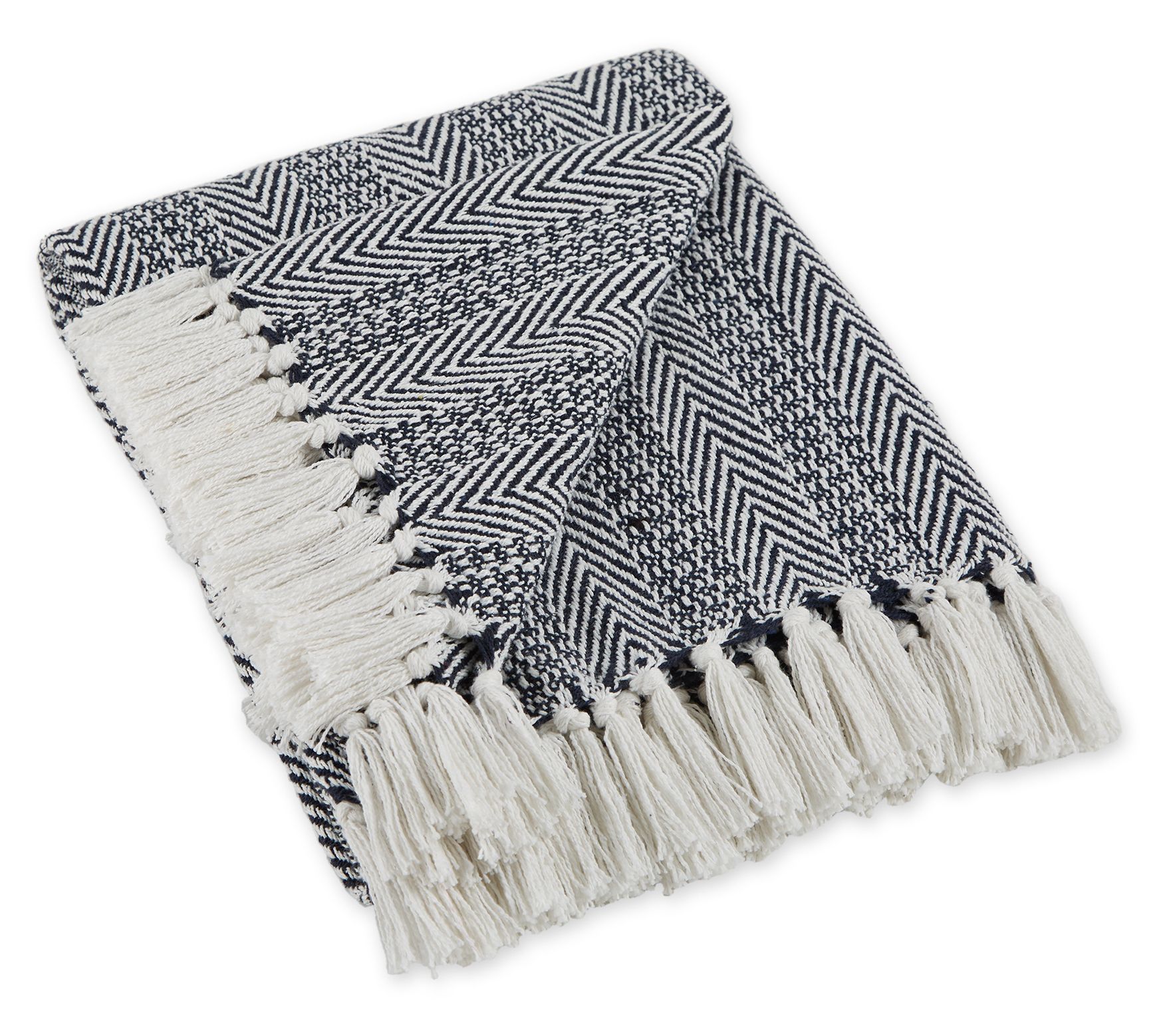 Design Imports Herringbone Stripe Throw