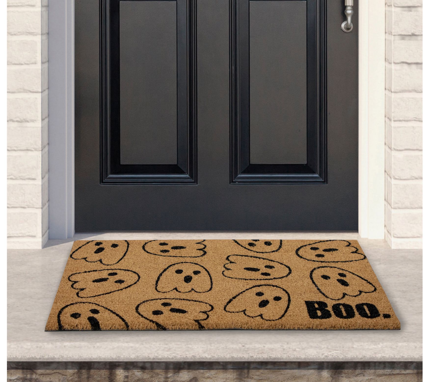 Northlight Boo with Ghosts Halloween Doormat 18" x 30"