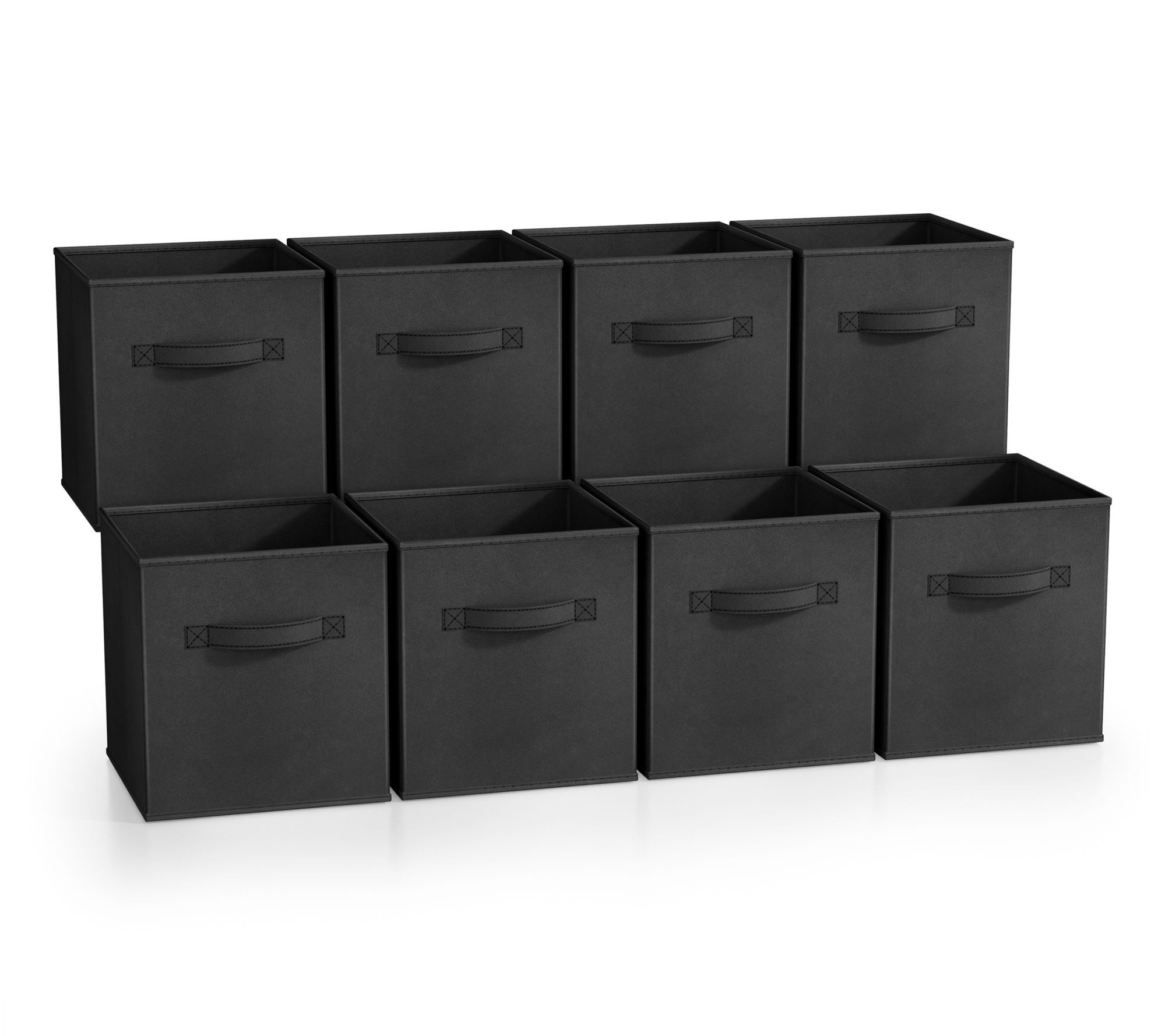 Sorbus S/(8) 11 Inch Foldable Storage Cube Binswith Handles