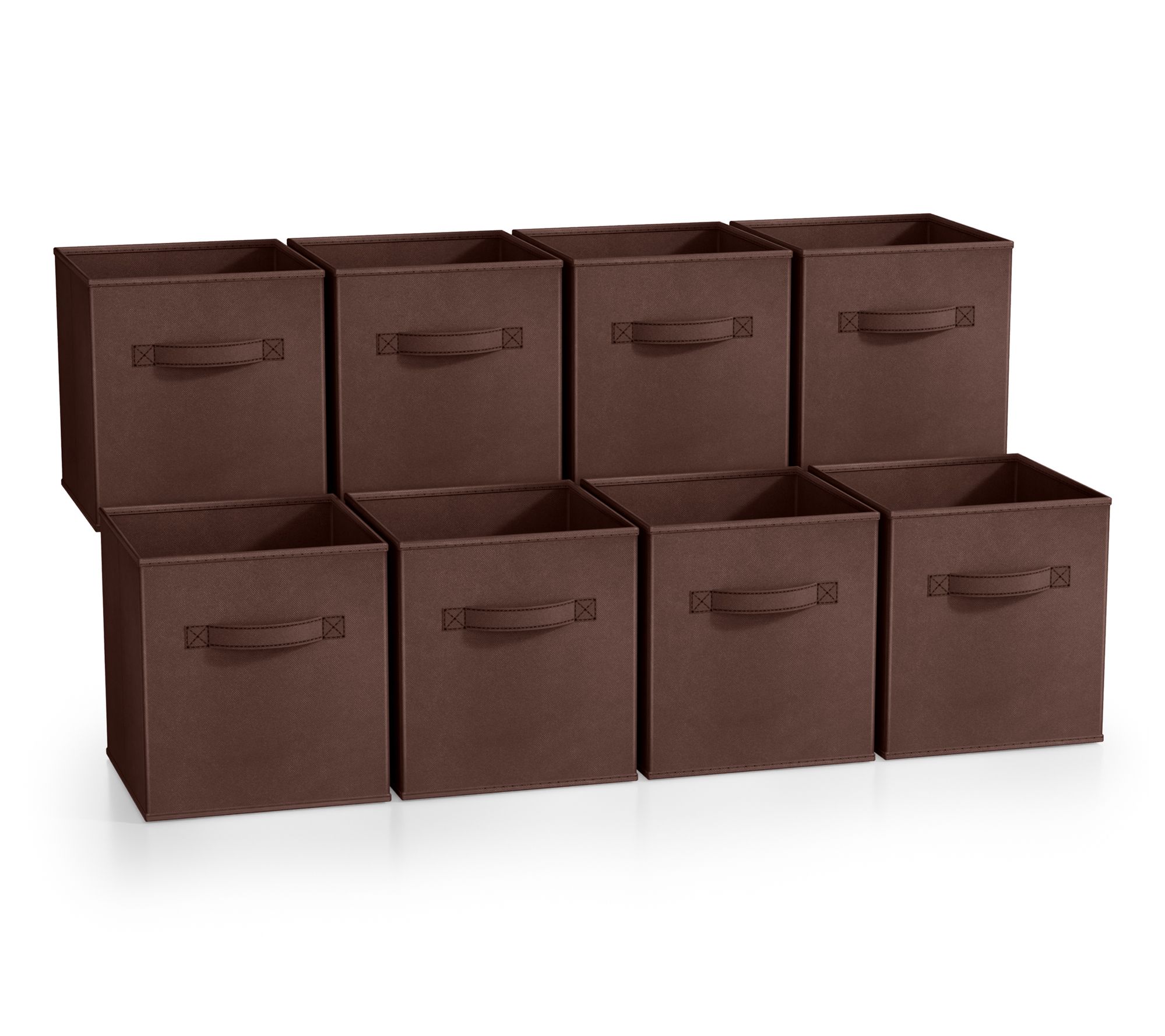 Sorbus S/(8) 11 Inch Foldable Storage Cube Binswith Handles