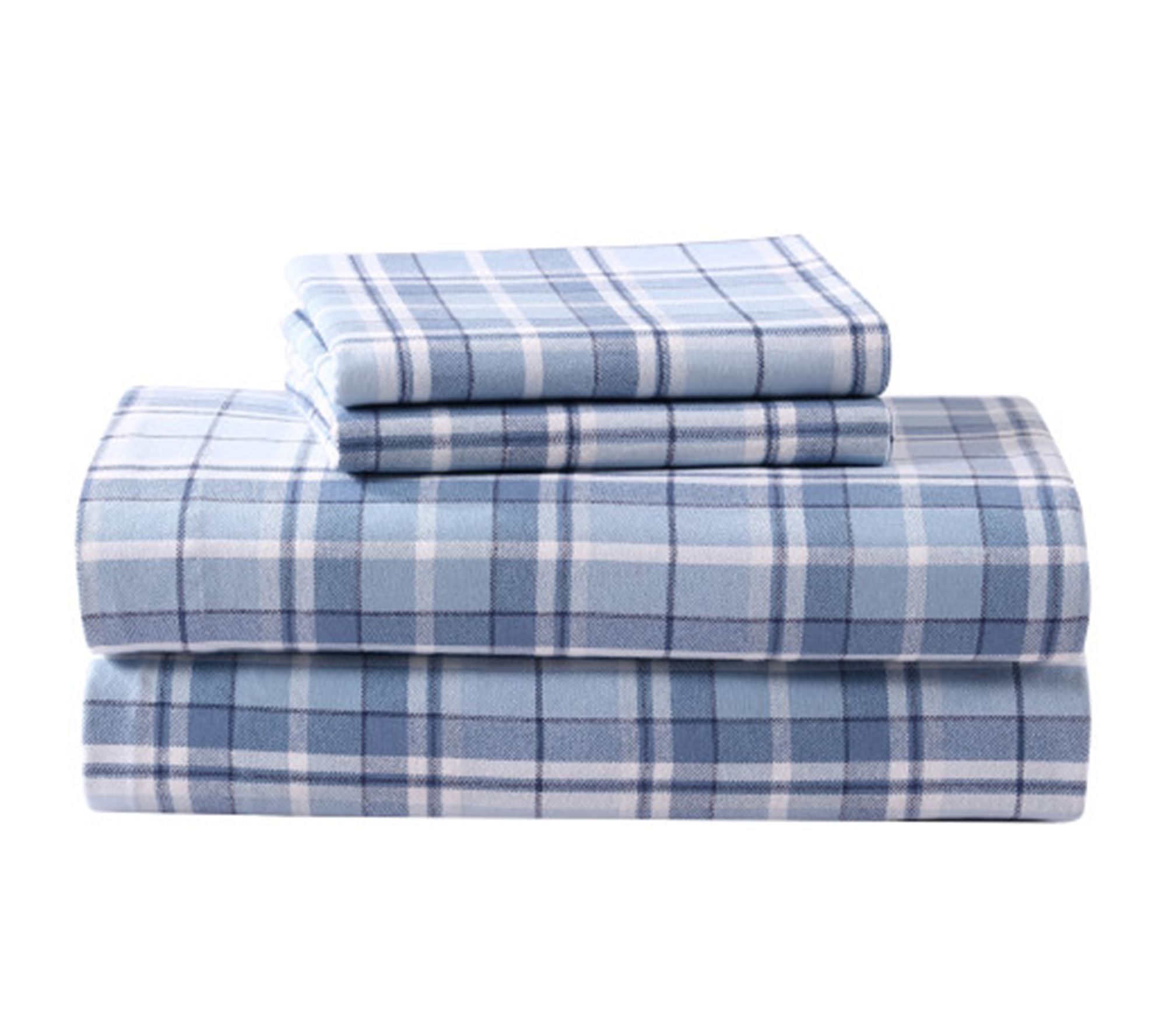 Laura Ashley Mulholland Plaid Blue Twin Sheet Set