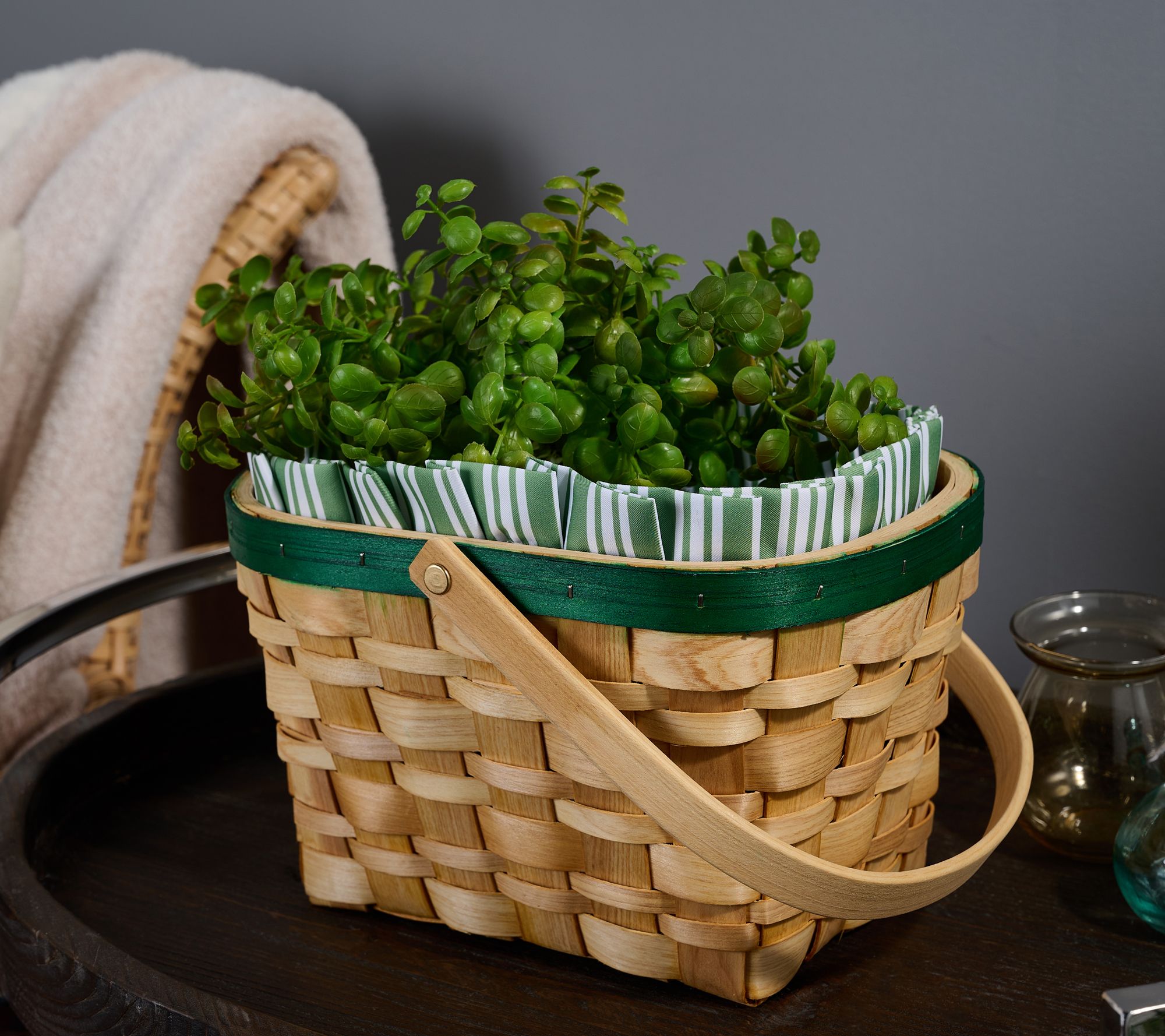 Cozy Cottage by Liz Marie Woodchip Basket