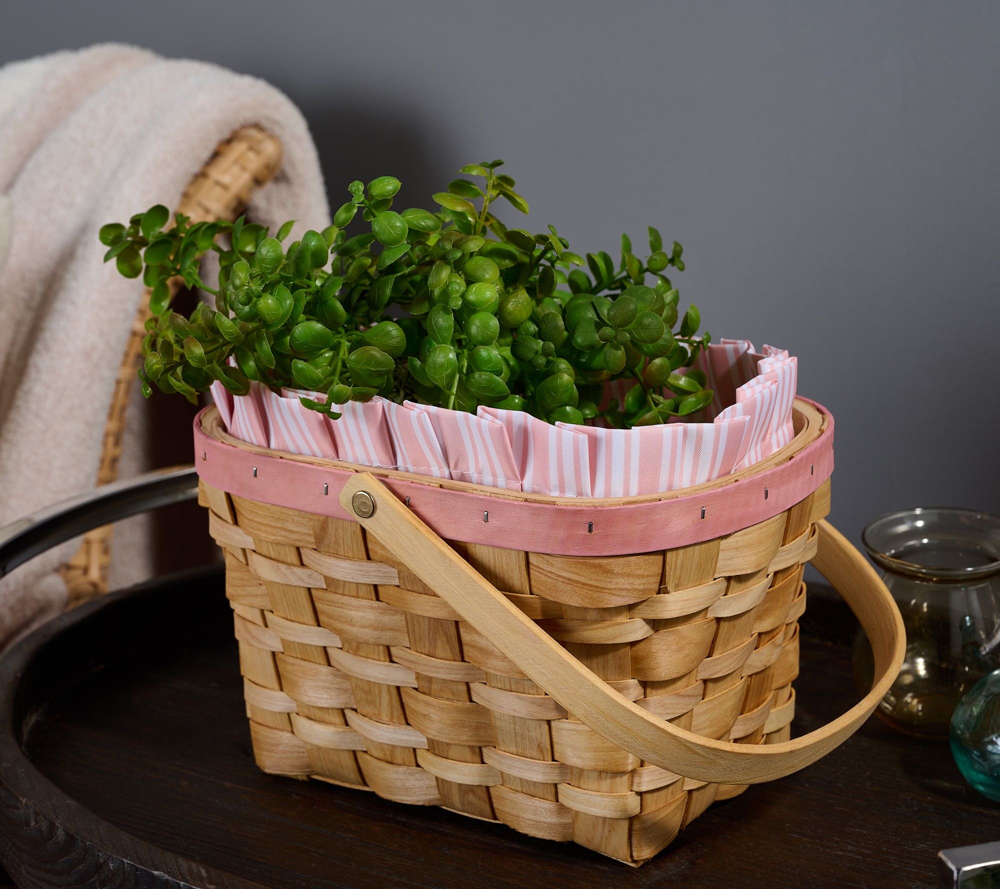 Cozy Cottage by Liz Marie Woodchip Basket