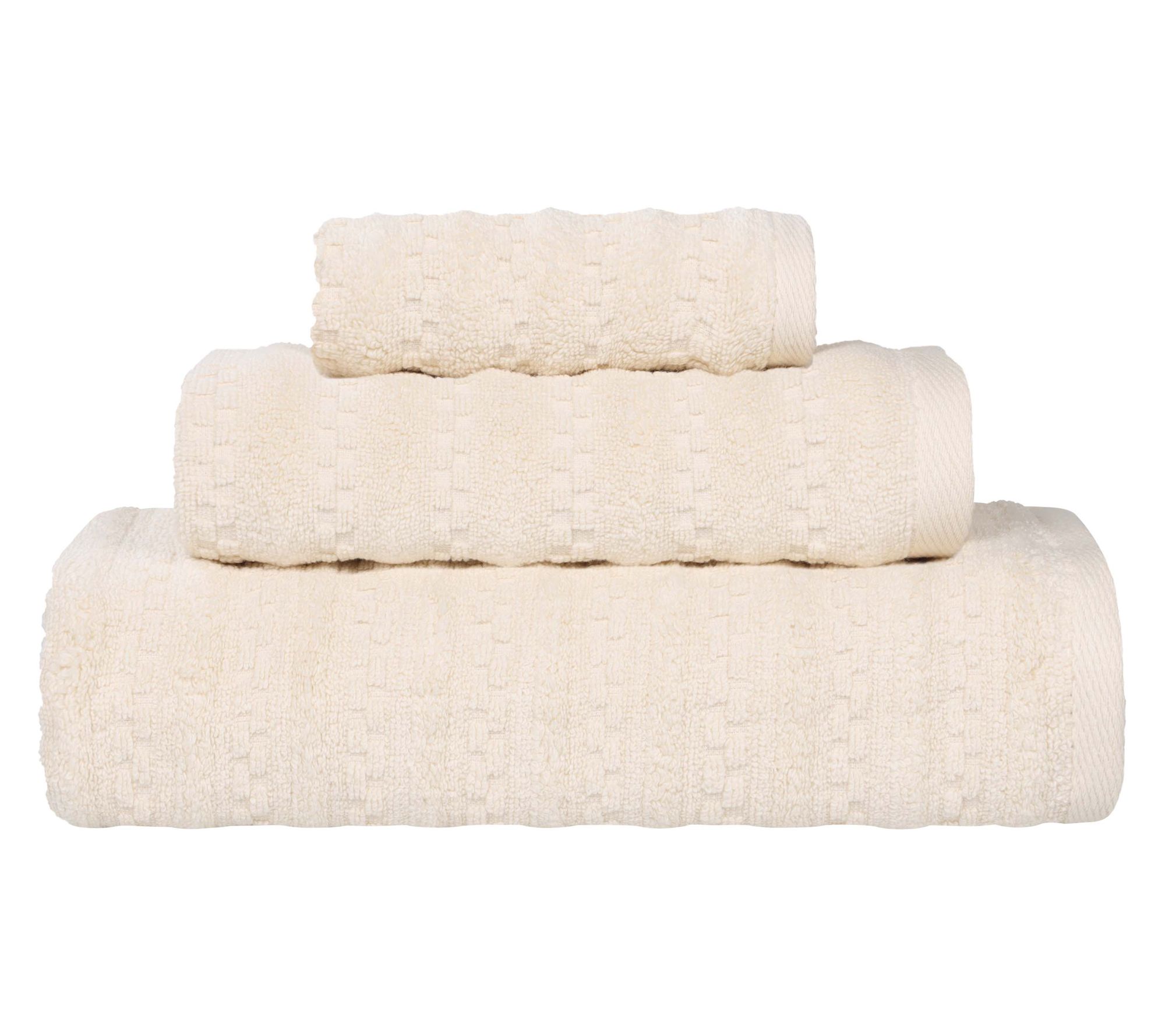 Superior 3 Piece Zuma Zero Twist Cotton Soft Towel Set