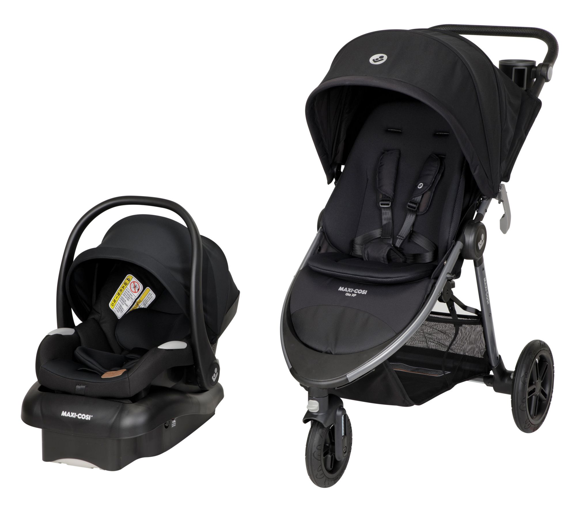 Maxi-Cosi Gia XP Luxe 3-Wheel Travel System Black