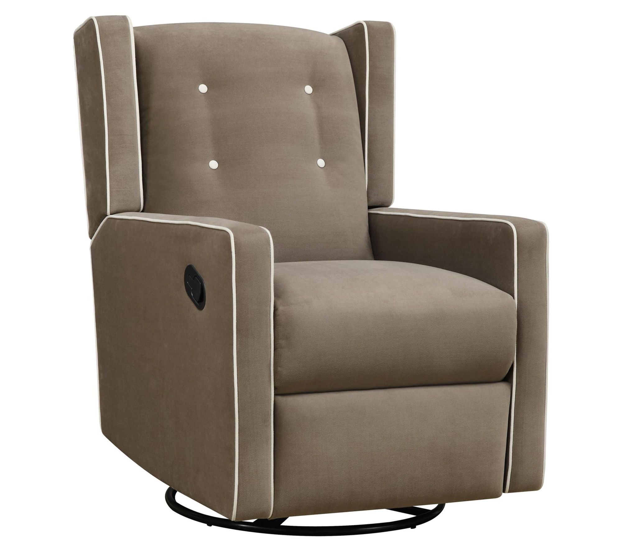Baby Relax Mika yla 4-in-1 Swiv el Glider Rocke r Recliner Taup