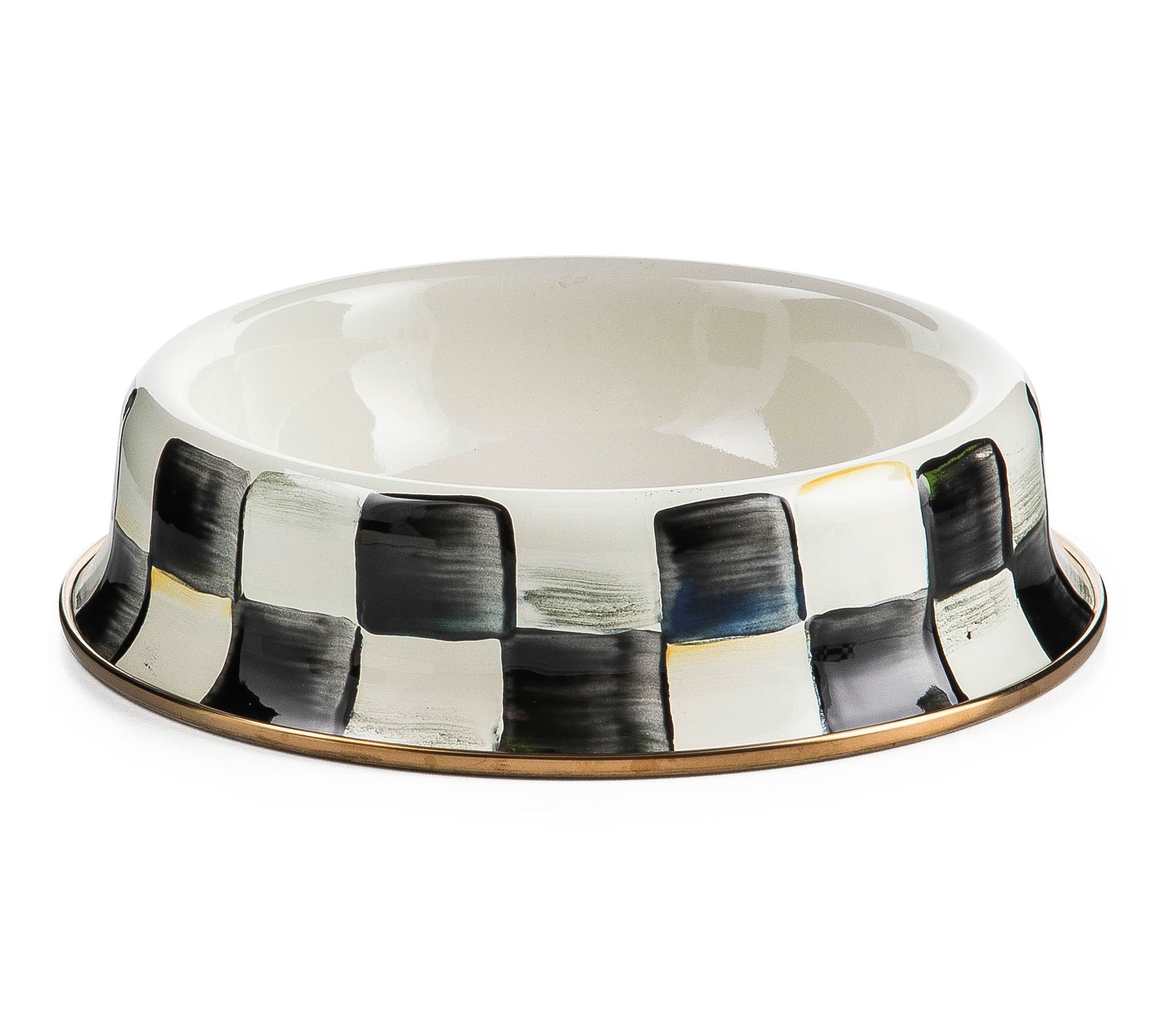 MacKenzie-Childs Check Cat Dish