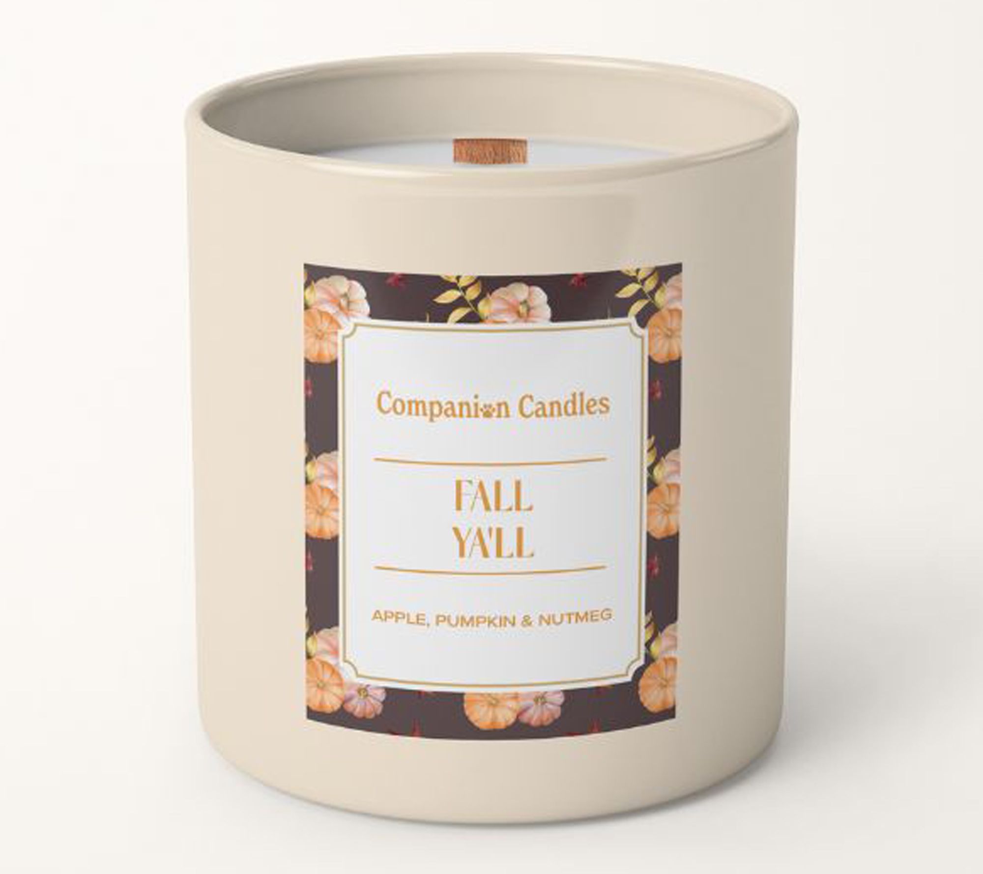 Companion Candles Fall Ya'll: Apple, Pumpkin &Nutmeg