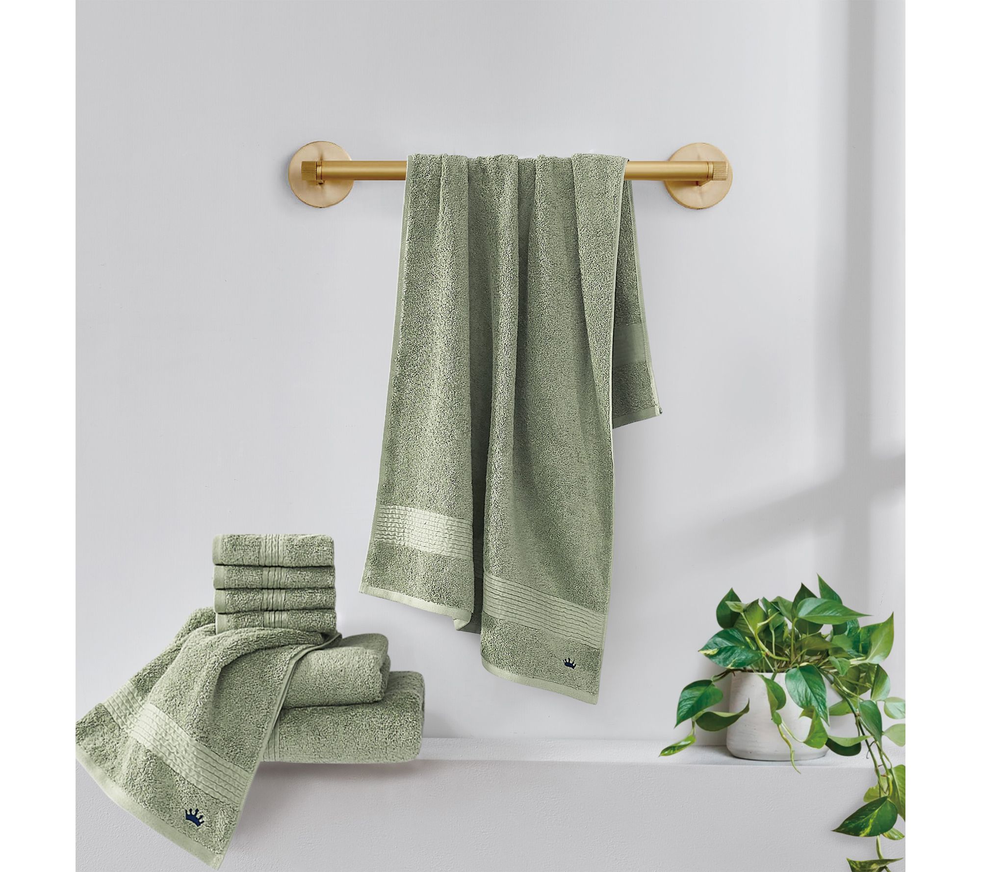 Royal Velvet Cotton TENCEL 8 Piece Towel Set