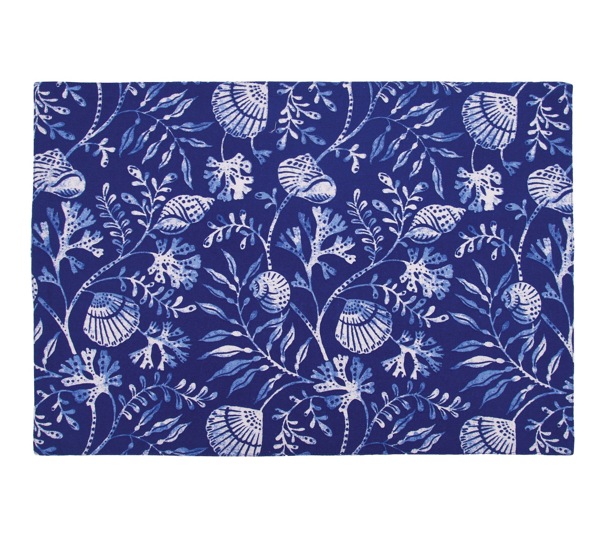 Blue Reef Reversible Placemats Set of 6 by Valerie