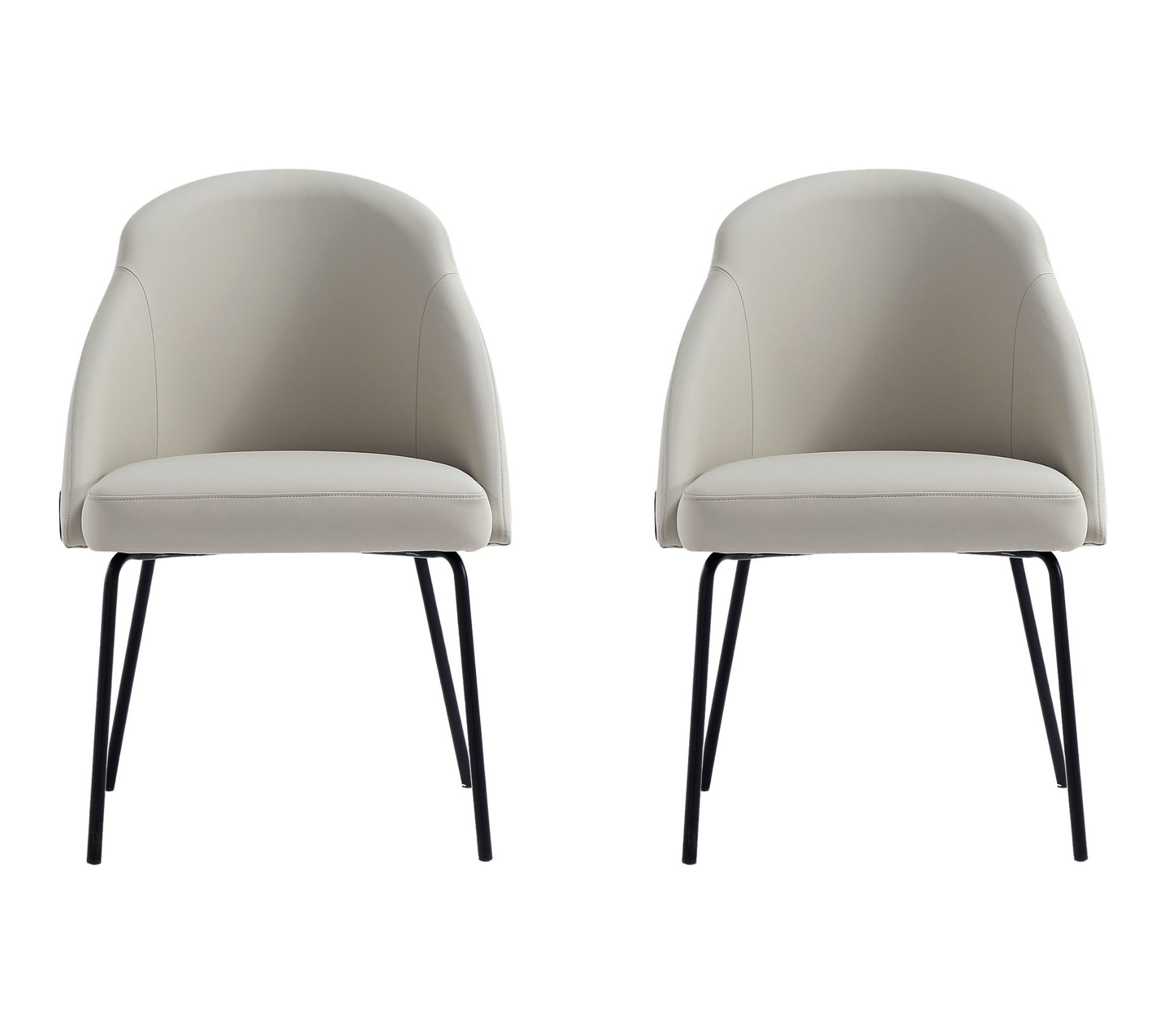 Manhattan Comfort Gracie Vegan Leather Dining C hair - Set of 2