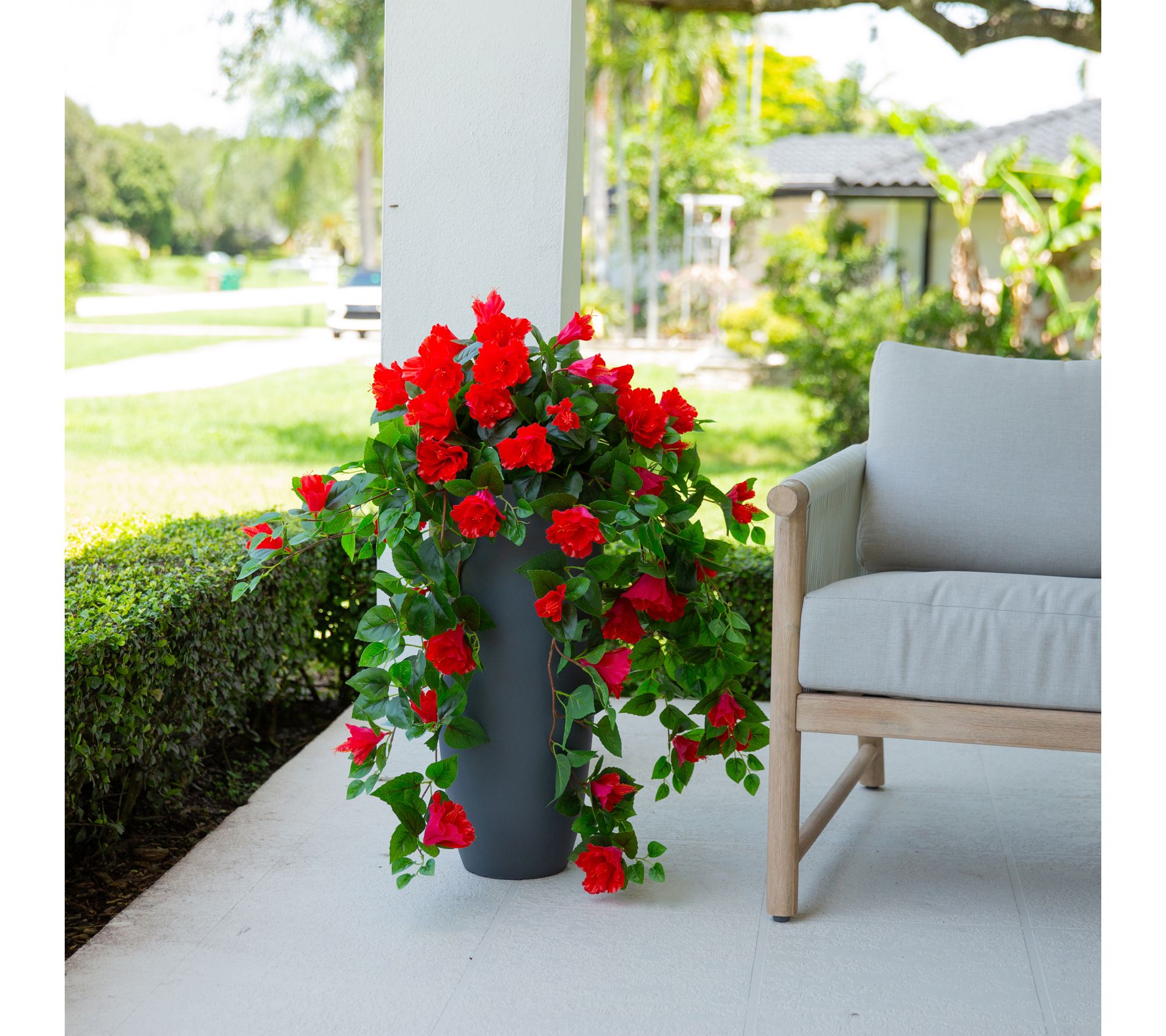 Nearly Natural 41-in UV Resistant Hibiscus - Set of 2