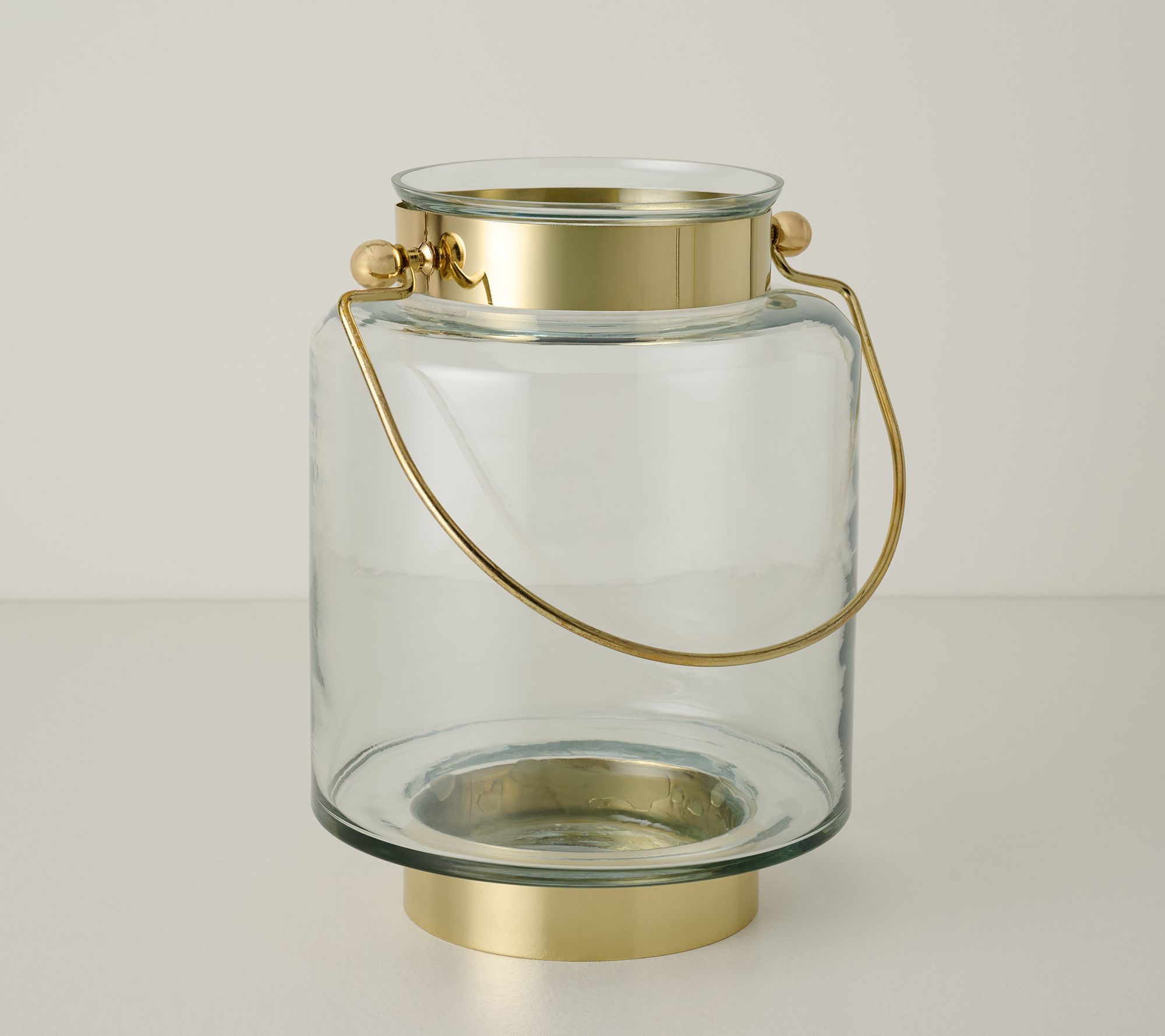  Home Reflections 9.5" Glass Lantern