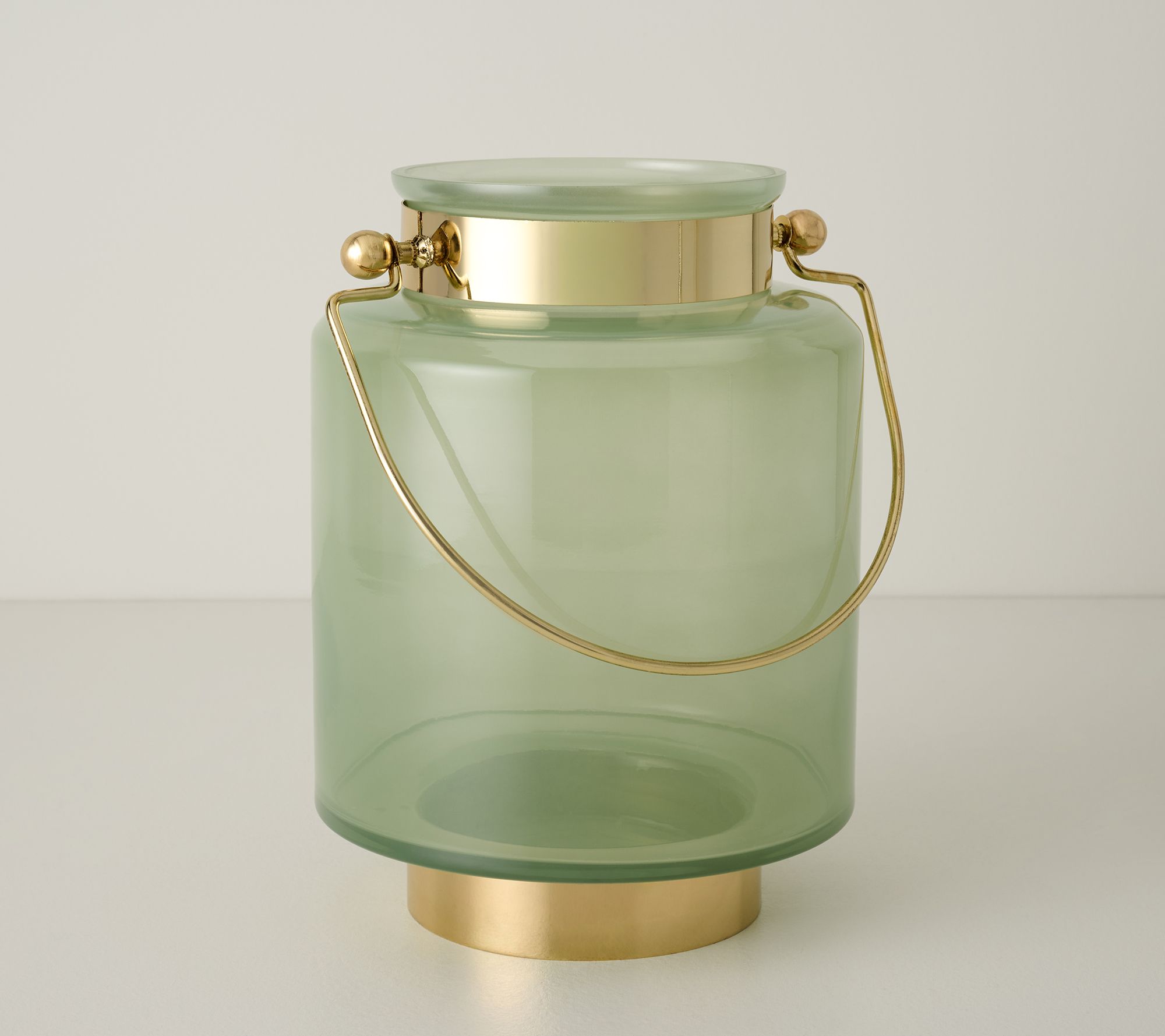 Home Reflections 9.5" Glass Lantern