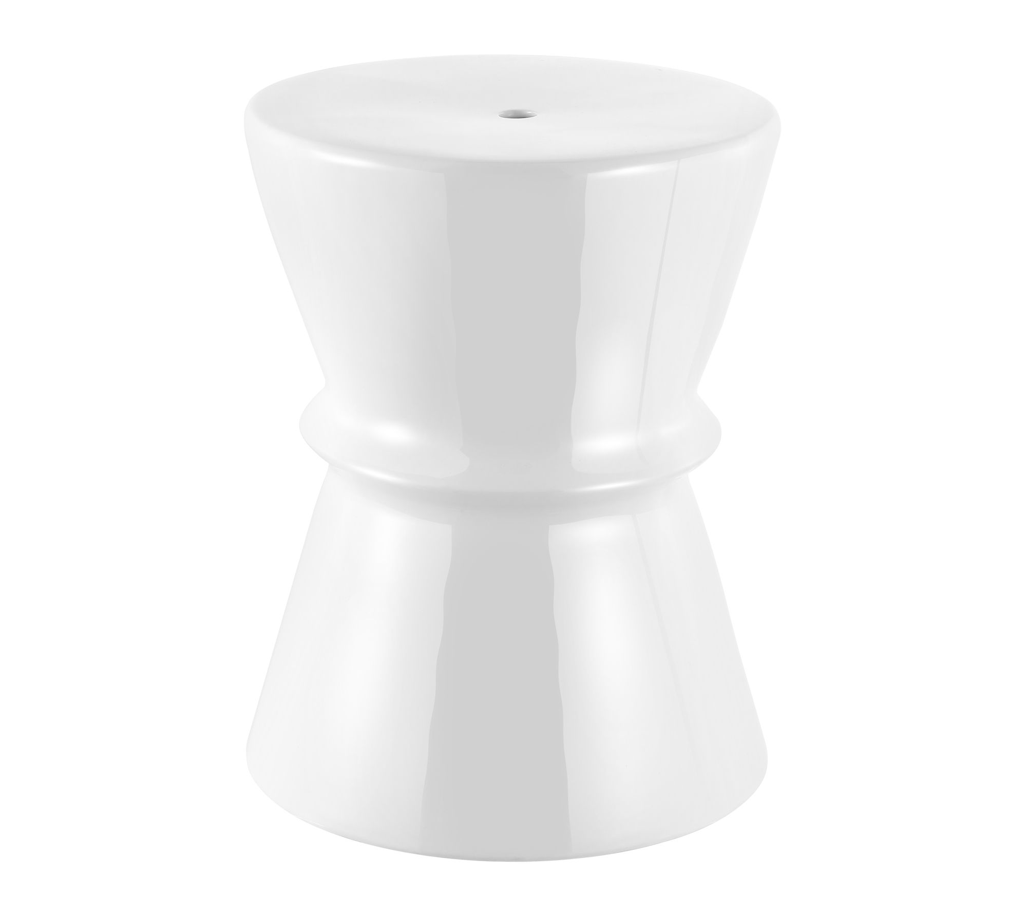 Savello, 18 Inch, Ceramic Garden Stool by Valerie