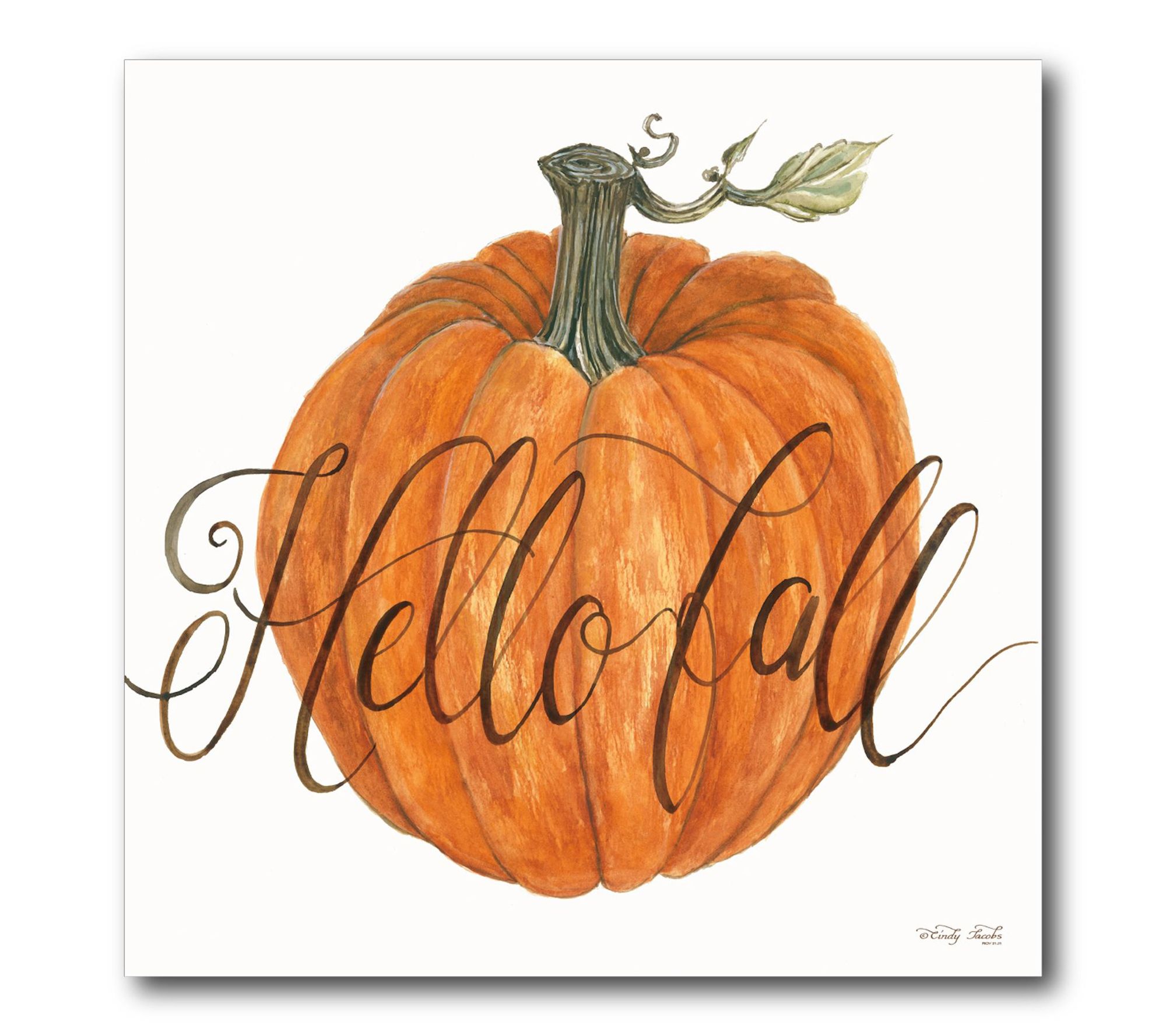 Courtside Market Hello Fall Gallery-Wrapped Canvas