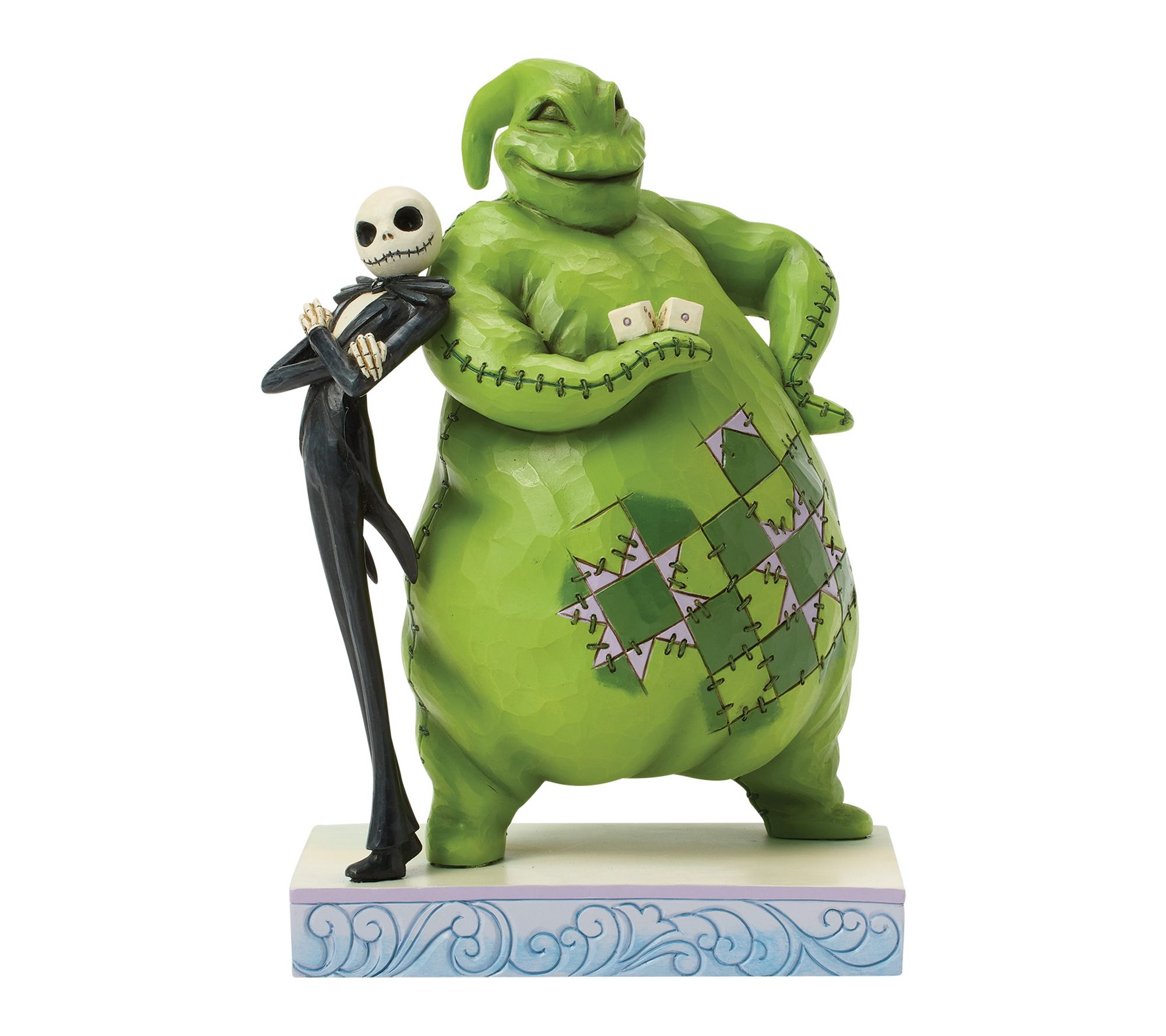 Jim Shore Disney Traditions Jack and Oogie Back-to-Back Fig