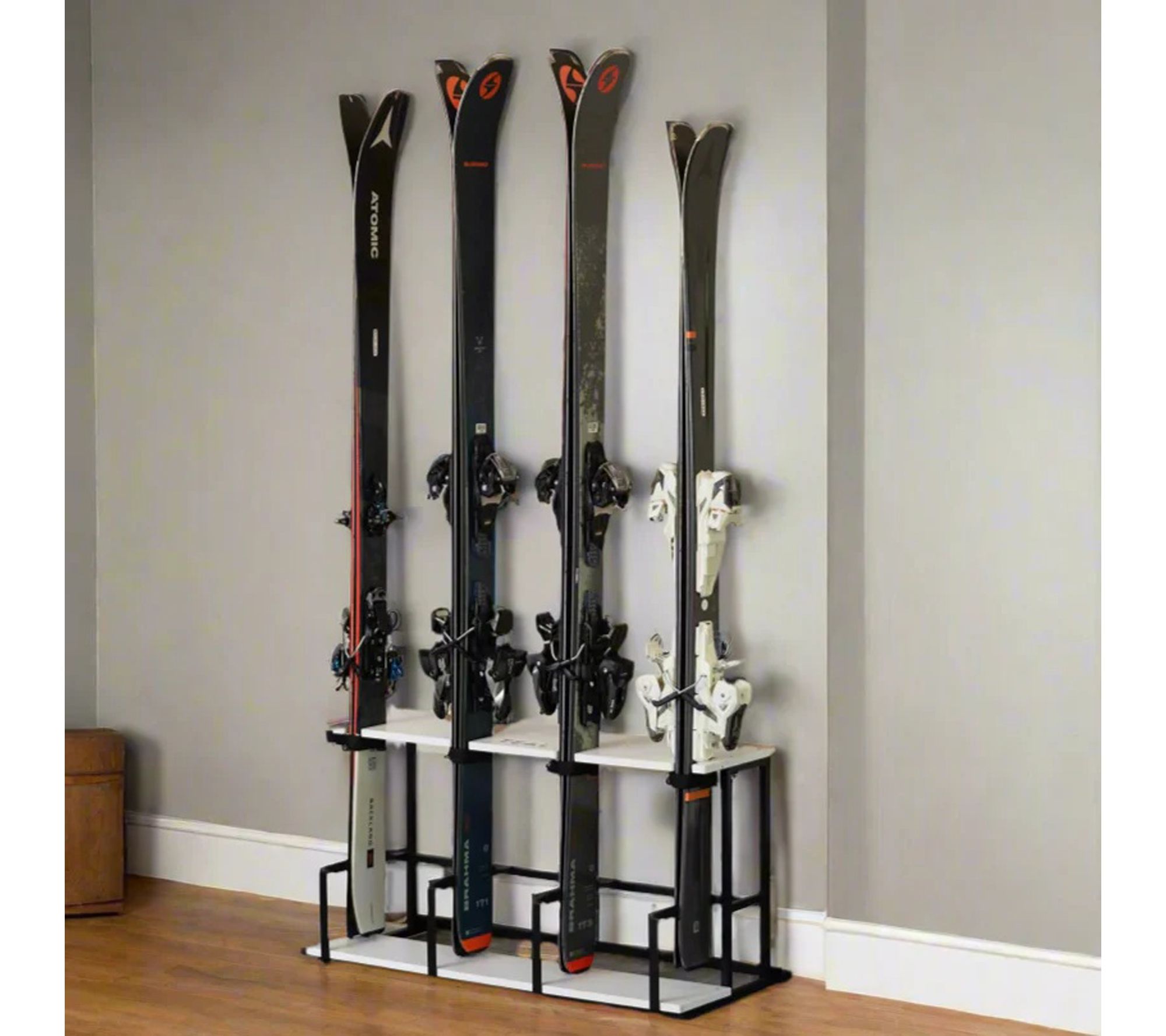 StoreYour Wasatch Ski Rack - Holds 4 Pairs of Skis & Poles