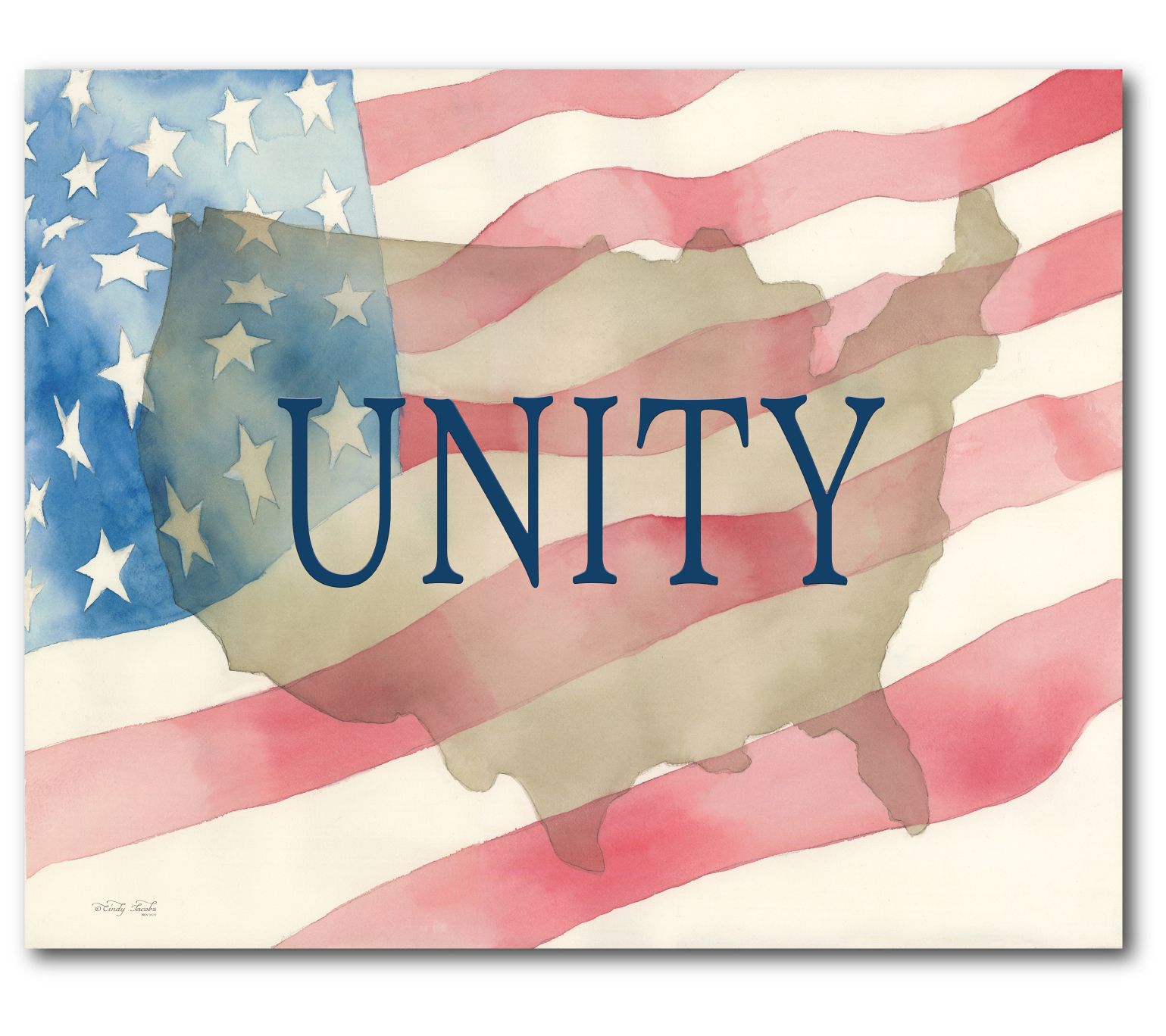 Courtside Market USA Unity 16" x 20" Canvas