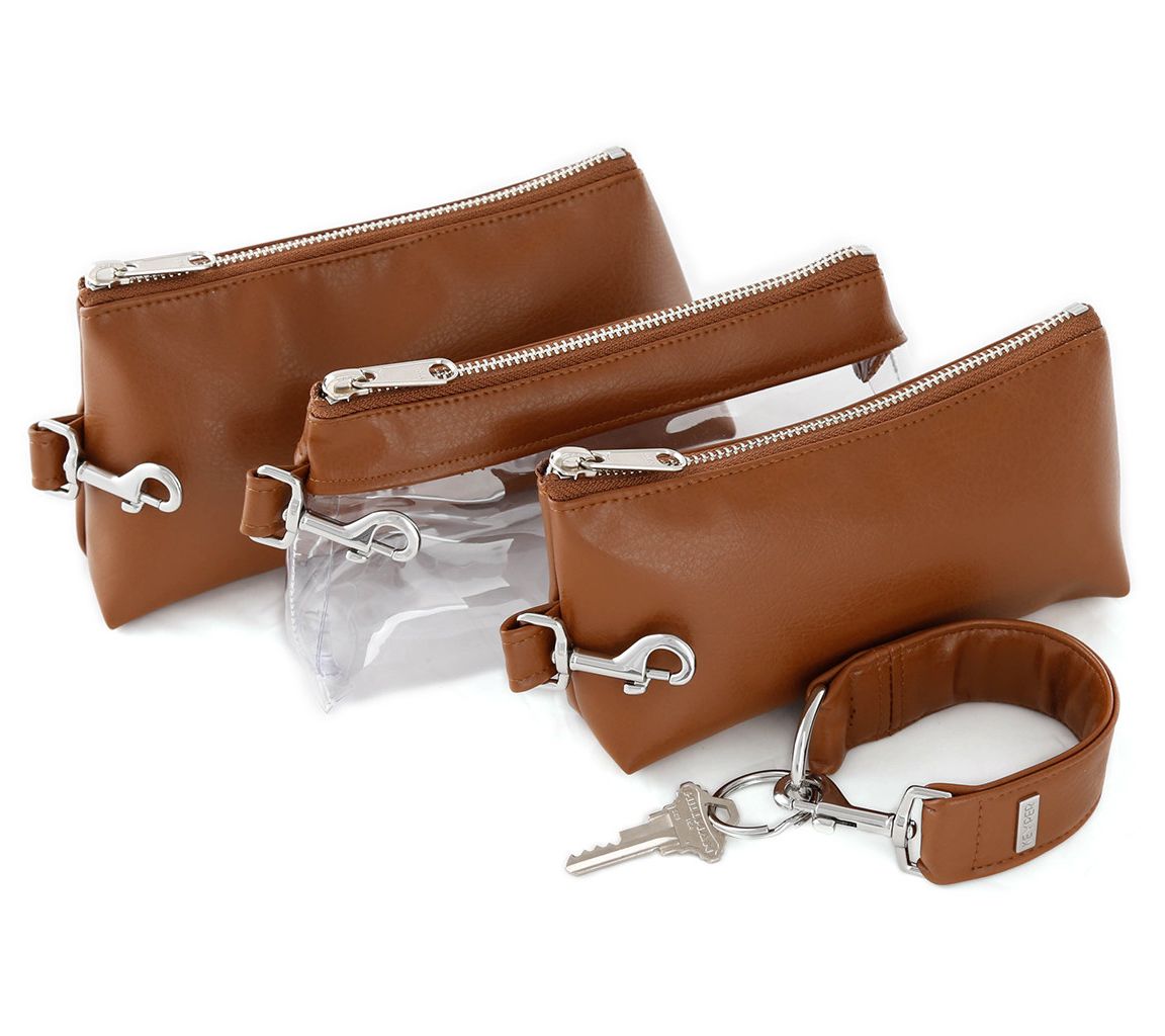 Keyper IT Bags Mini, Luxe, and Luxe Clear & Key  Fob Silver