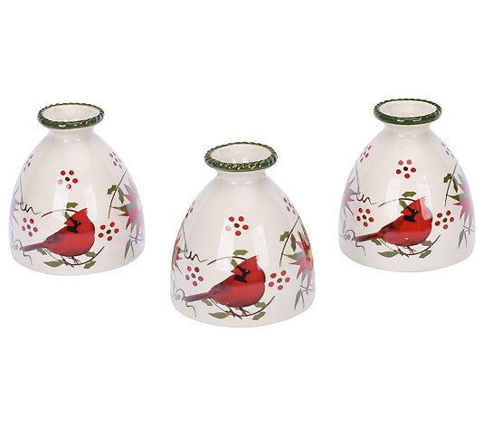 Temp-tations Set of 3 Bud Vases