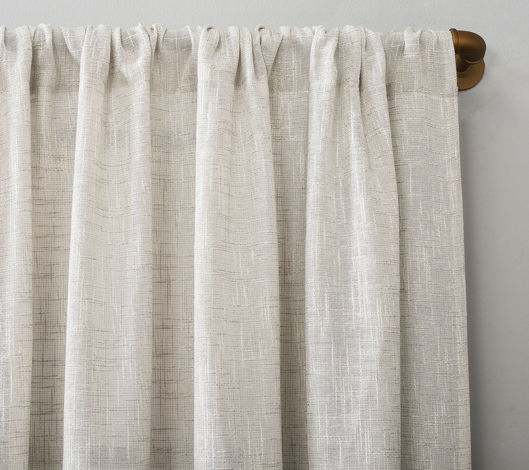 Scott Living Wallis Linen Blend Sheer CurtainPanel 52