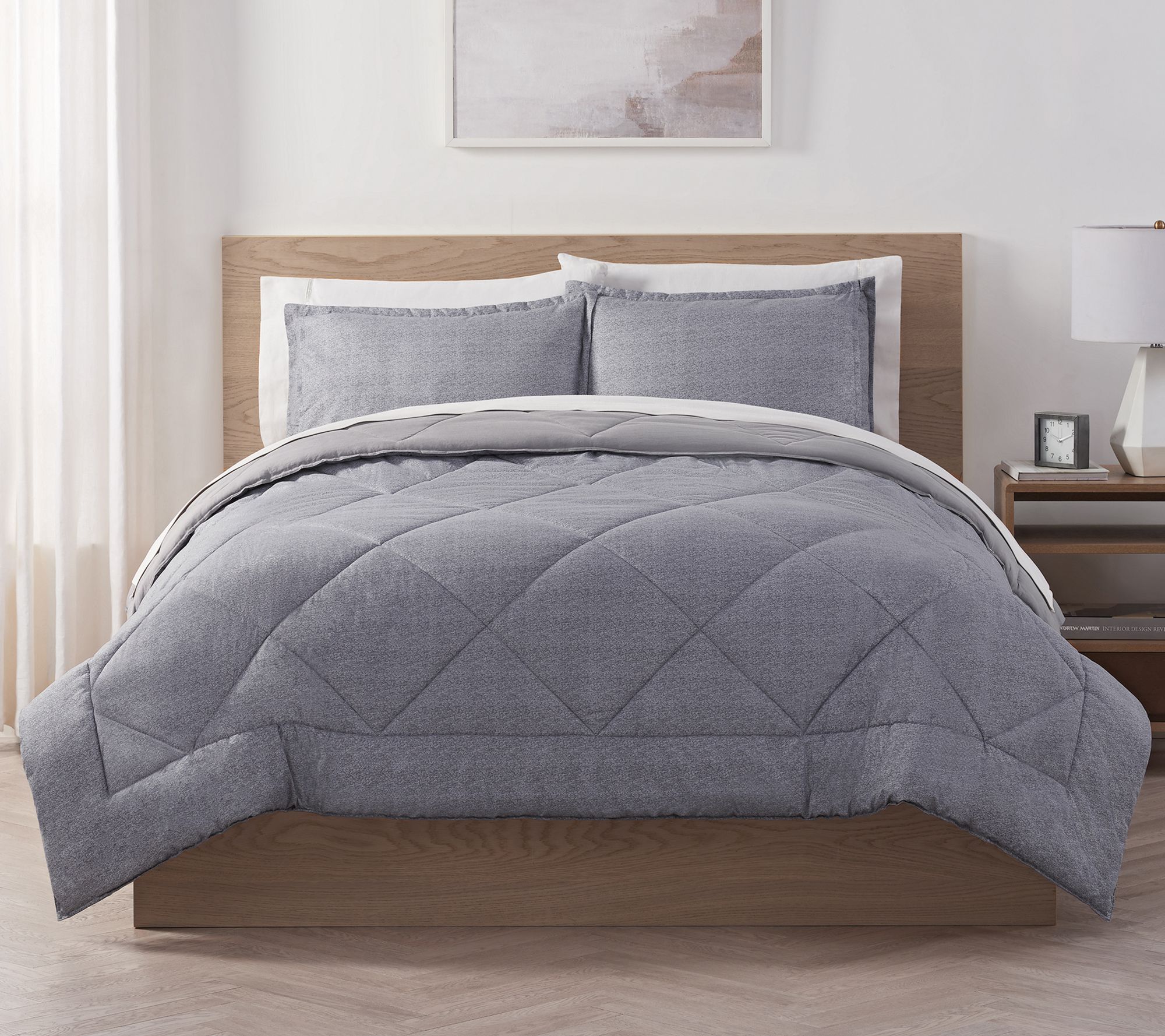 Supersoft Washed Bed in a Bag King Dark Grey