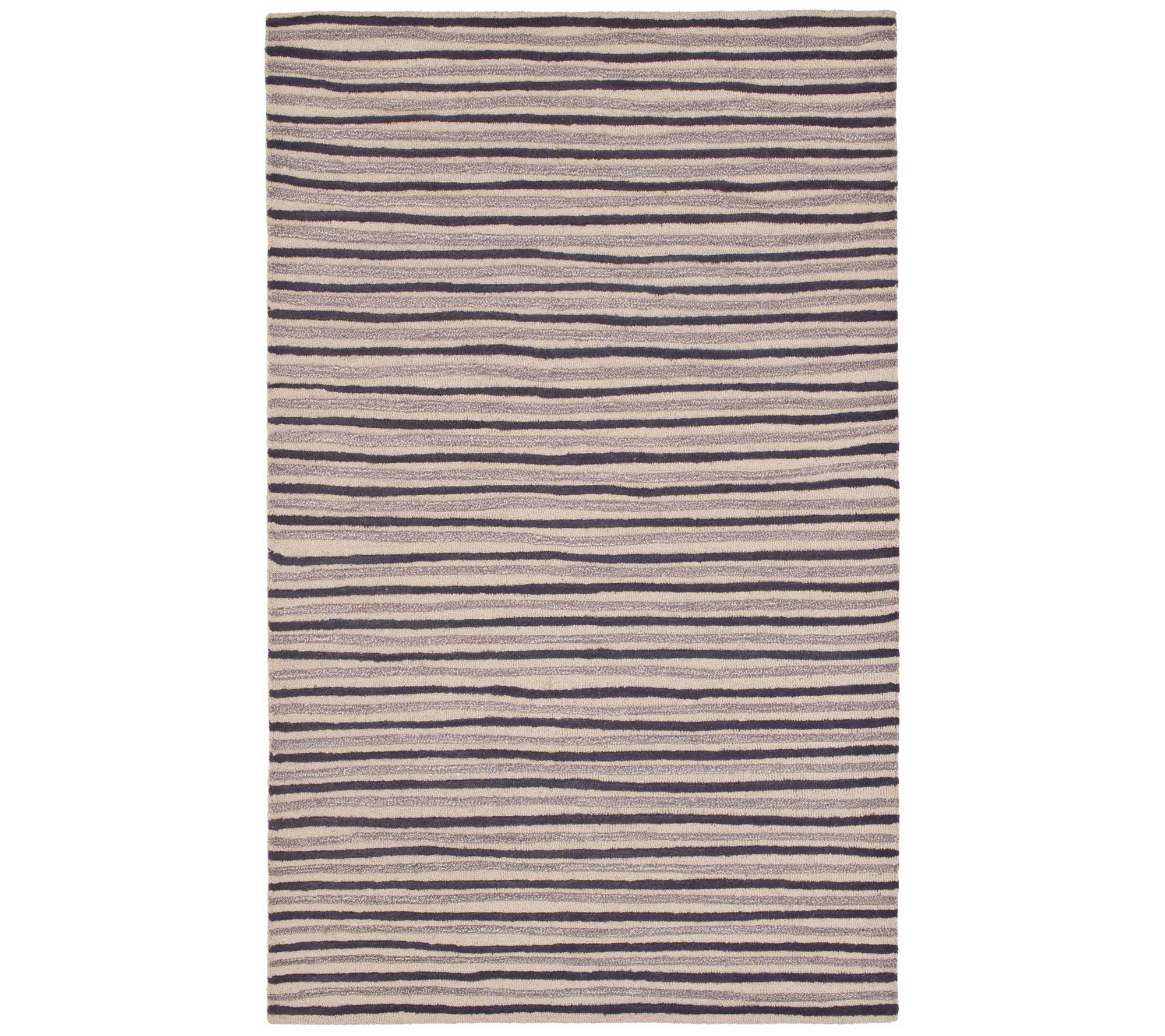 Martha Stewart Hand Drawn Stripe 5' x 8' Rug