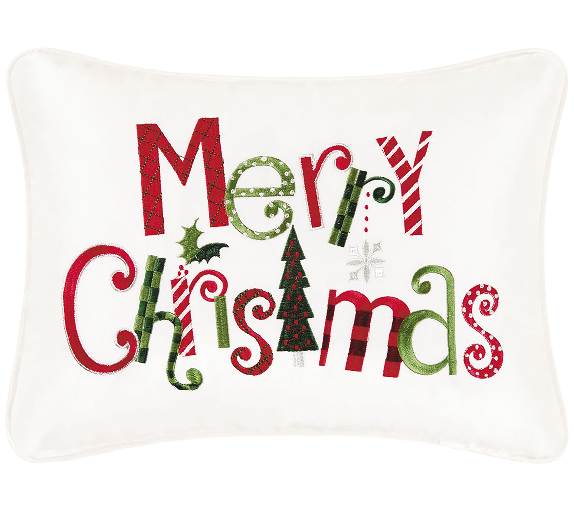 12" x 16" Merry Christmas Red Christmas Pillowby C&F Home