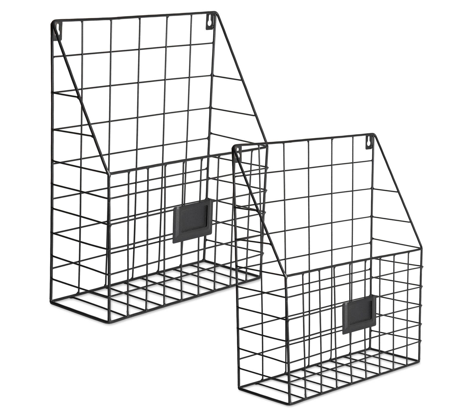 DII Home Traditions Farmhouse File Basket Set of 2