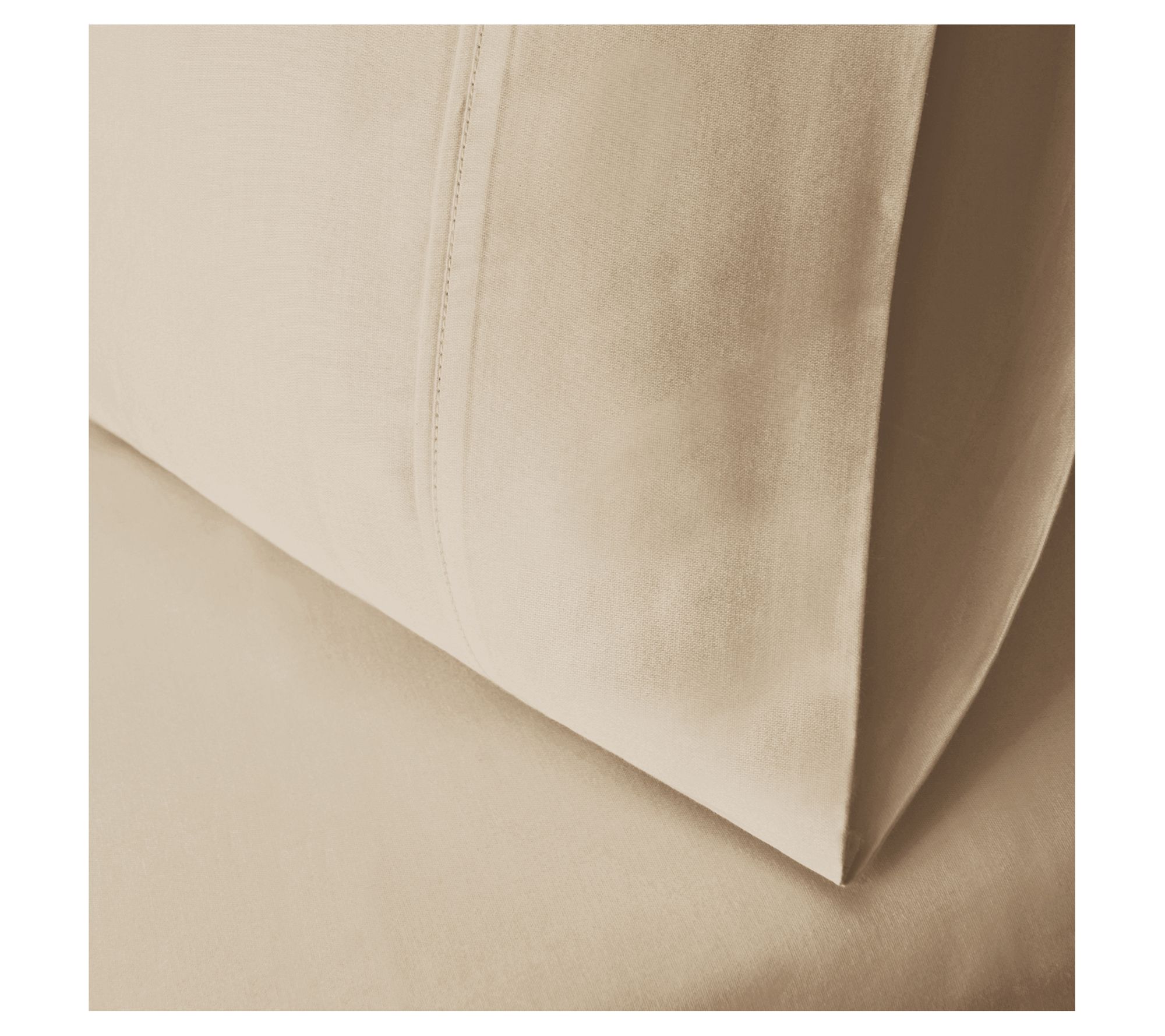 Superior 300-Thread Count Solid 2-Piece Pillowc ase, Standard