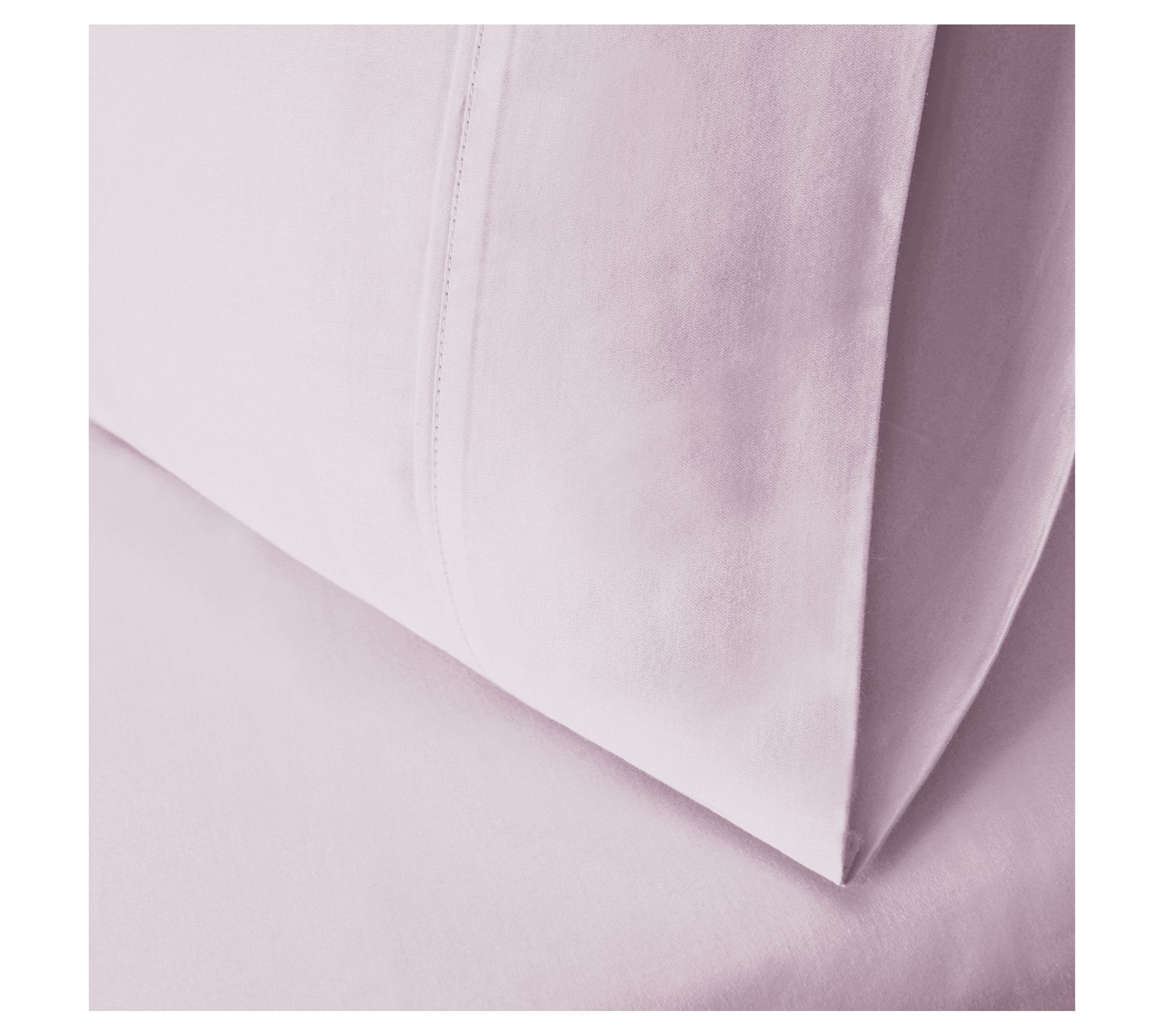 Superior 300-Thread Count Solid 2-Piece Pillowcase, Standard