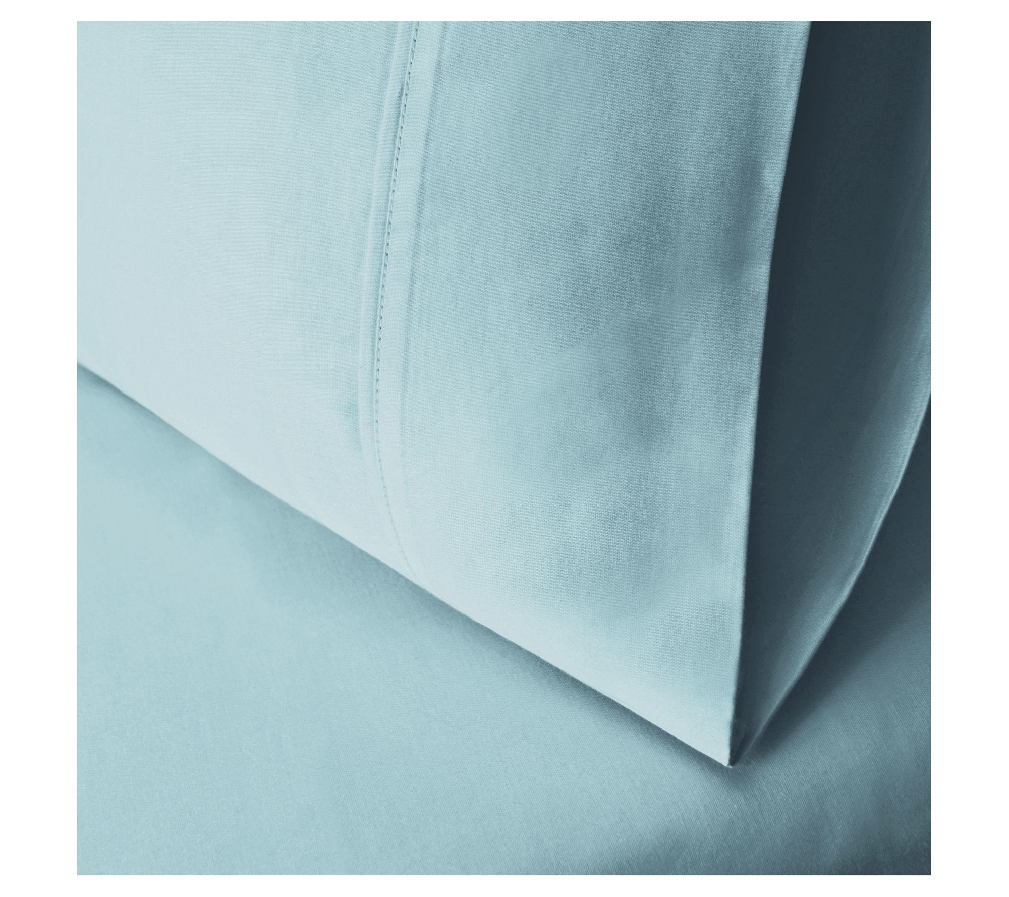 Superior 300-Thread Count Solid 2-Piece Pillowcase, Standard
