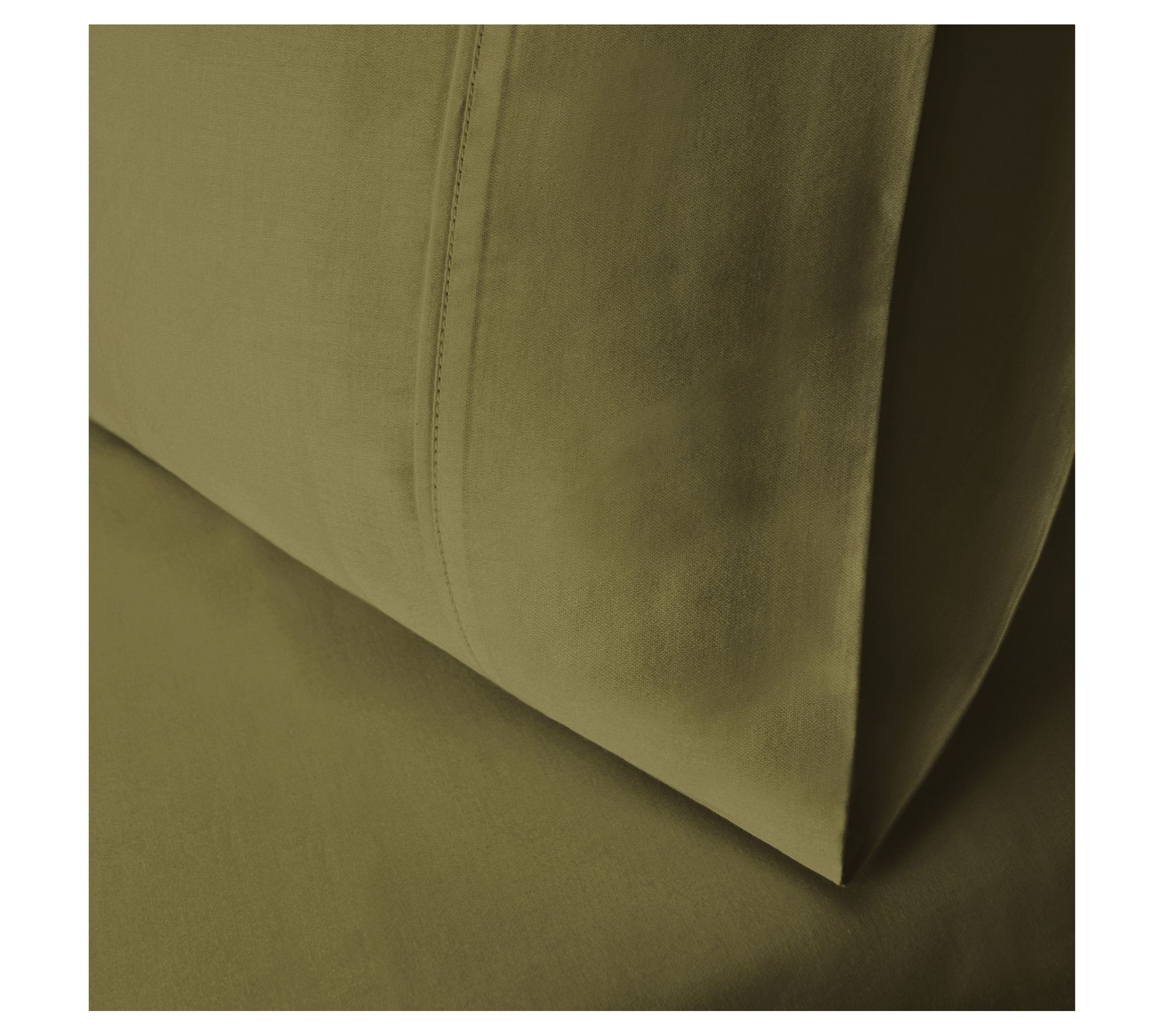 Superior 300-Thread Count Solid 2-Piece Pillowc ase, Standard